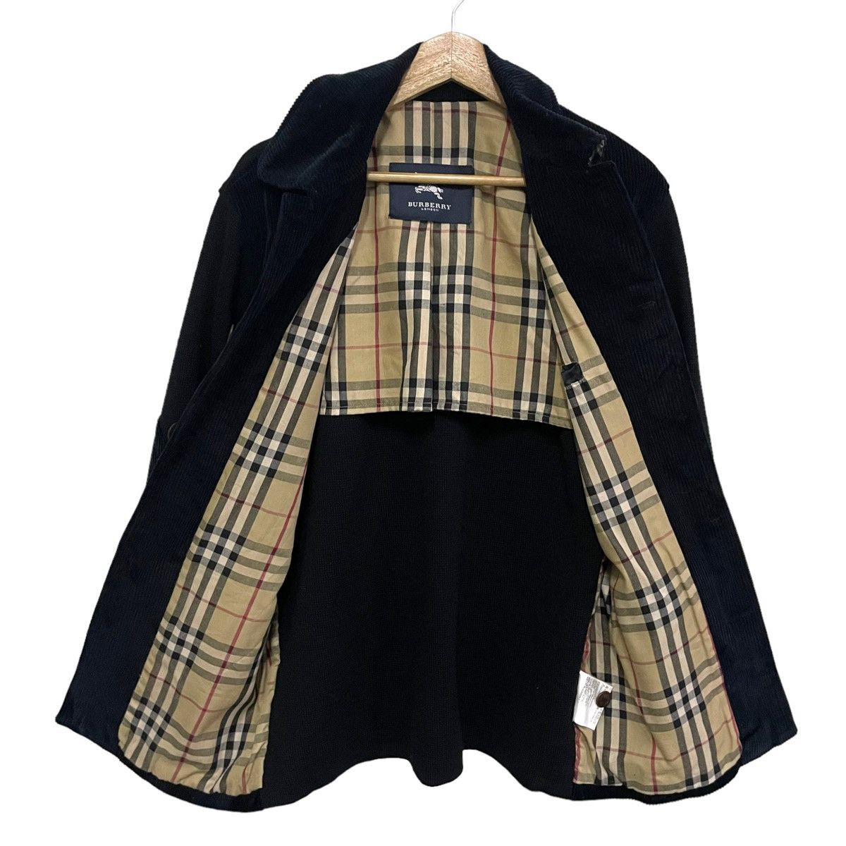 Burberry 💥 BURBERRYS CORDUROY KNIT JACKET Size US L / EU 52-54 / 3 - 1 Thumbnail