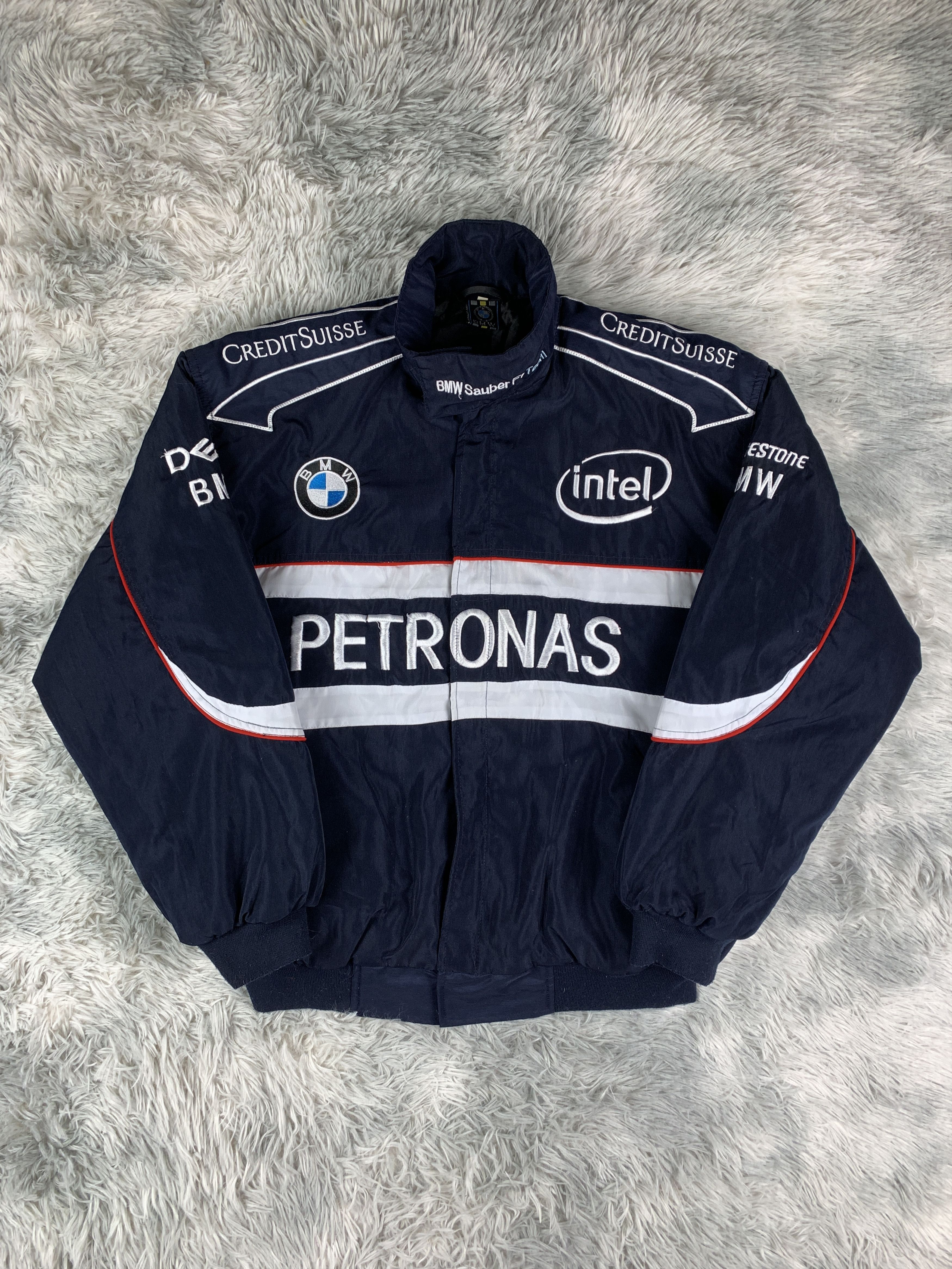 Vintage Vintage BMW Petronas Racing Sauber Team F1 Jacket Bomber | Grailed