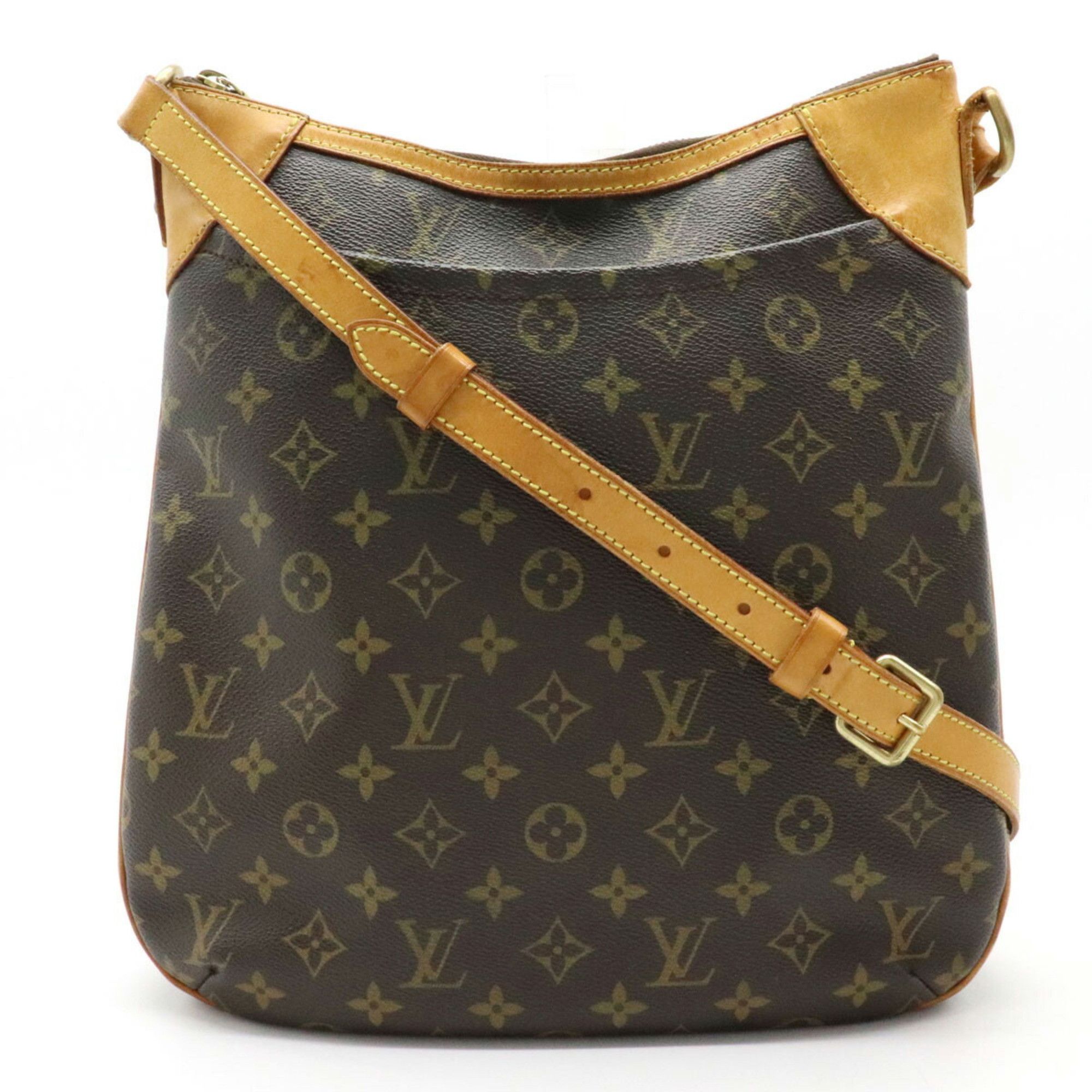 Auth Louis Vuitton Monogram Odeon MM Shoulder Bag M56389 Used