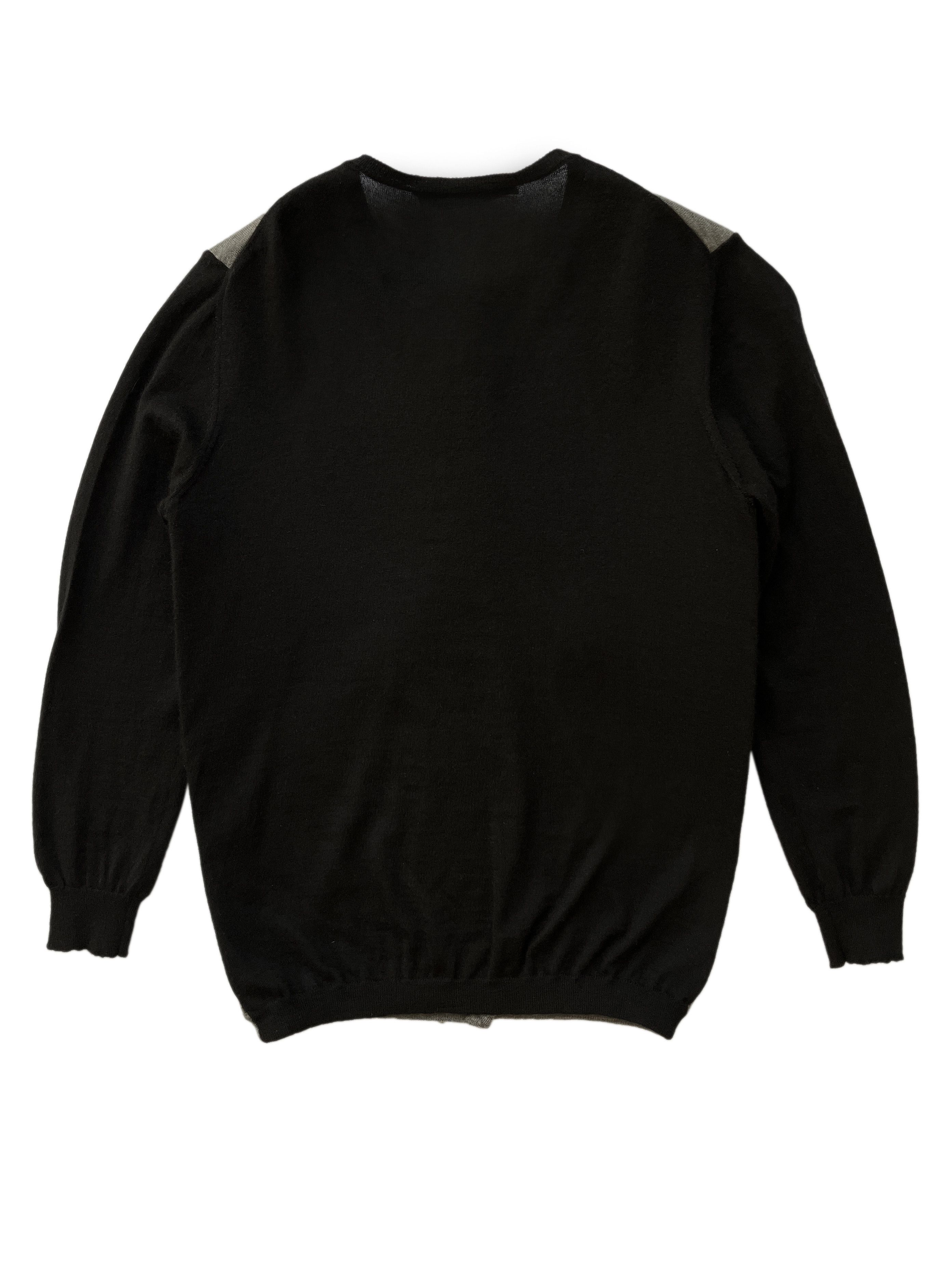 Balenciaga ⚡️QUICK SALE⚡️Balenciaga Ghesquière Black/Grey Knit Cardigan Size S / US 4 / IT 40 - 2 Thumbnail