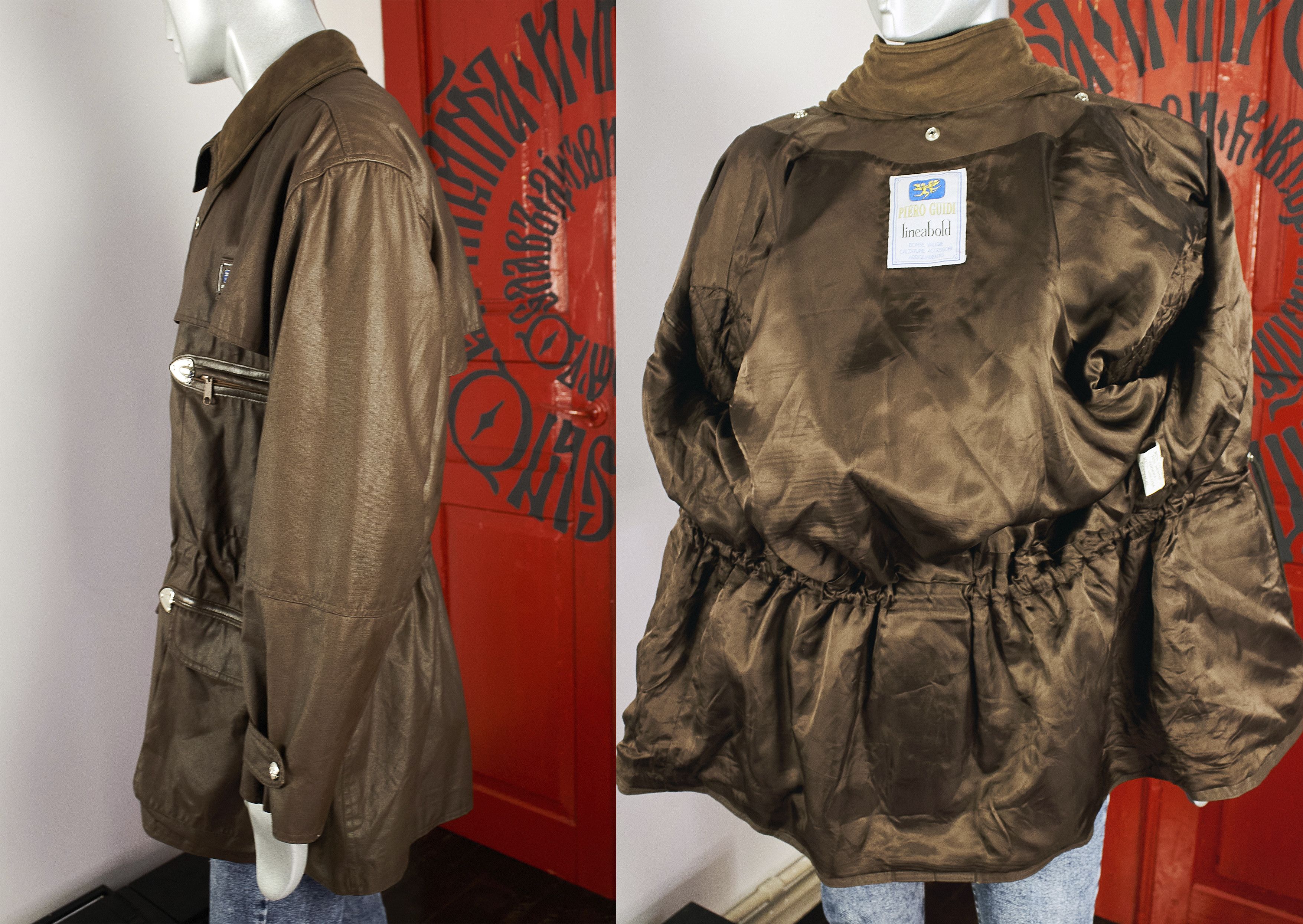 Guidi Piero guidi lineabold vintage men's demi-season jacket Size US L / EU 52-54 / 3 - 8 Thumbnail