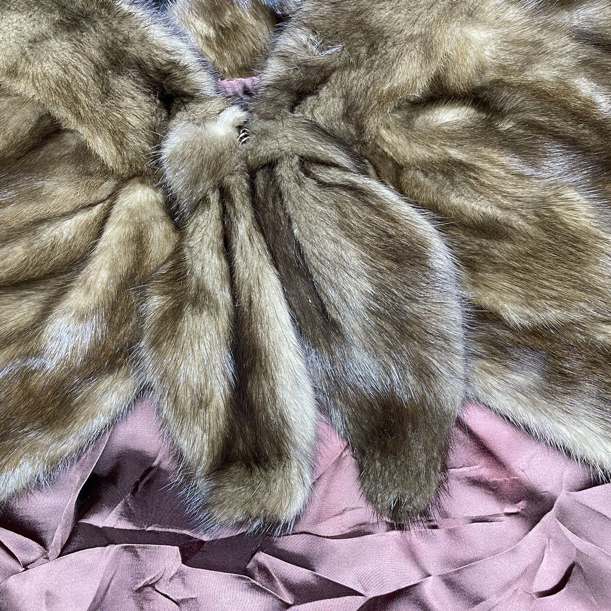 Vintage a71 Vintage David green alaska fur shawl wrap Size M / US 6-8 / IT 42-44 - 5 Thumbnail
