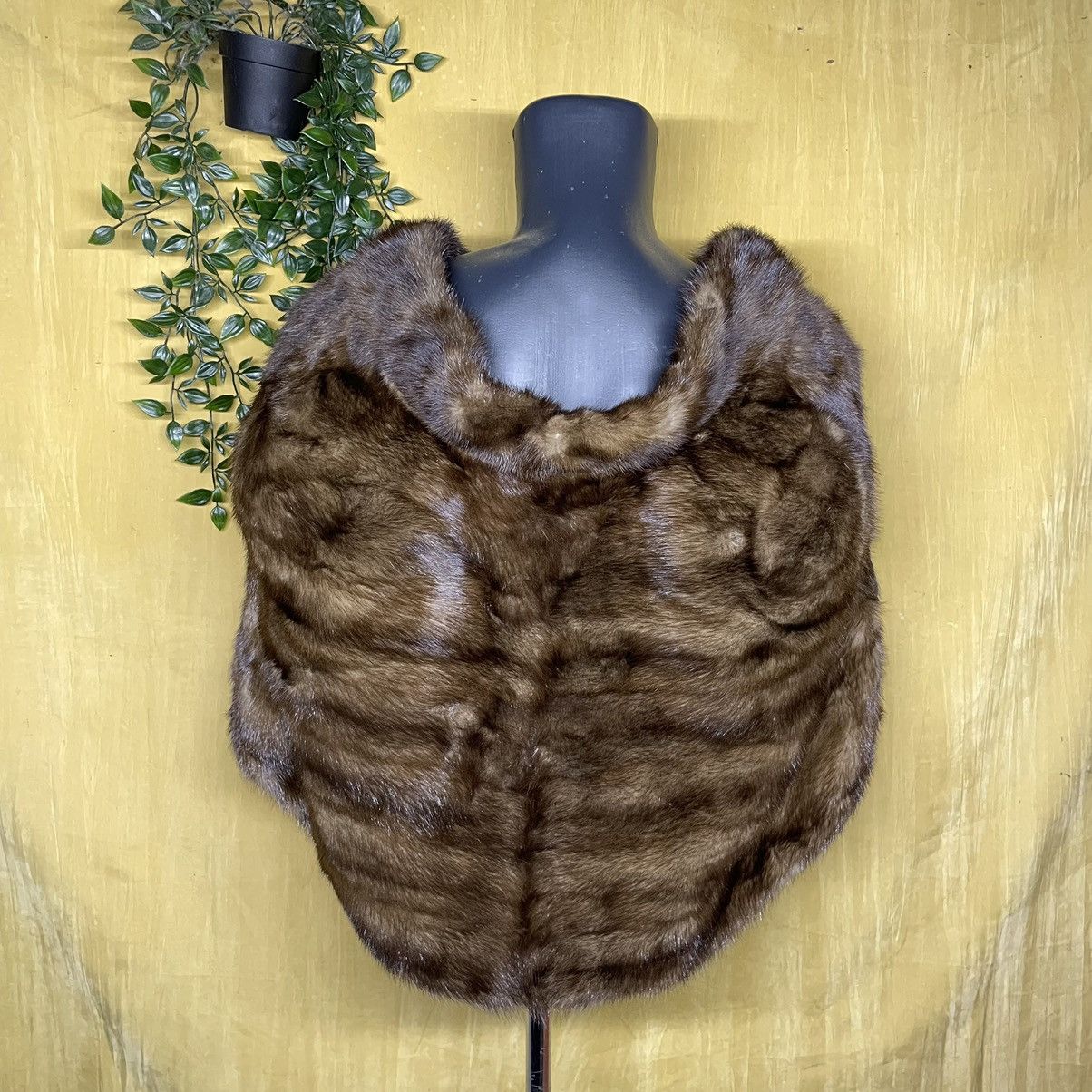 Vintage a71 Vintage David green alaska fur shawl wrap Size M / US 6-8 / IT 42-44 - 2 Thumbnail