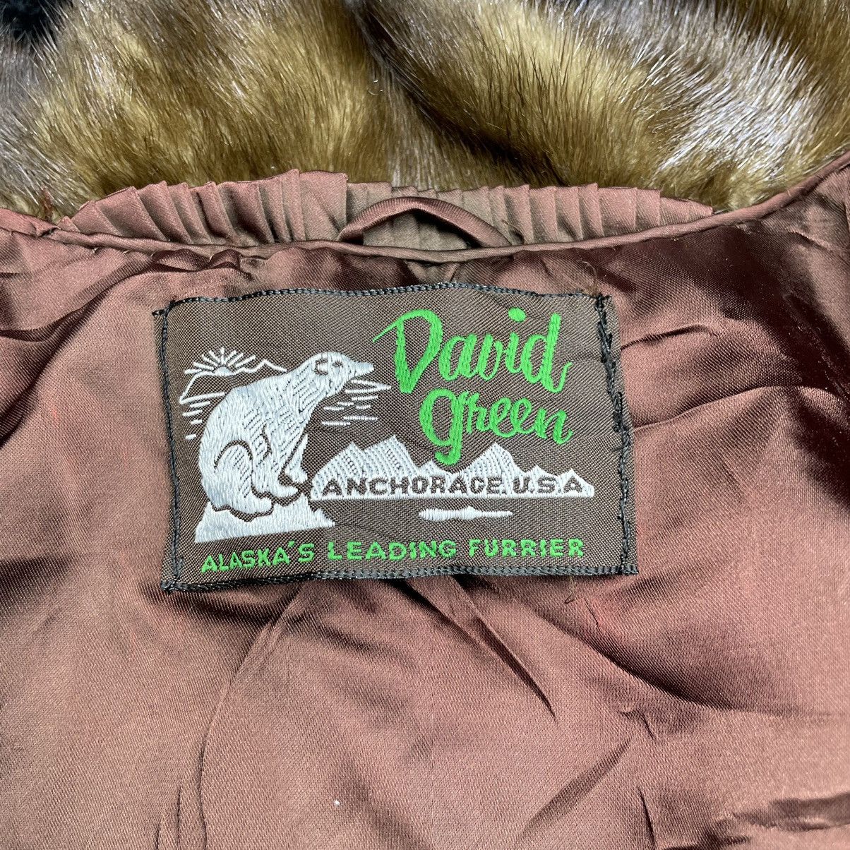 Vintage a71 Vintage David green alaska fur shawl wrap Size M / US 6-8 / IT 42-44 - 6 Thumbnail