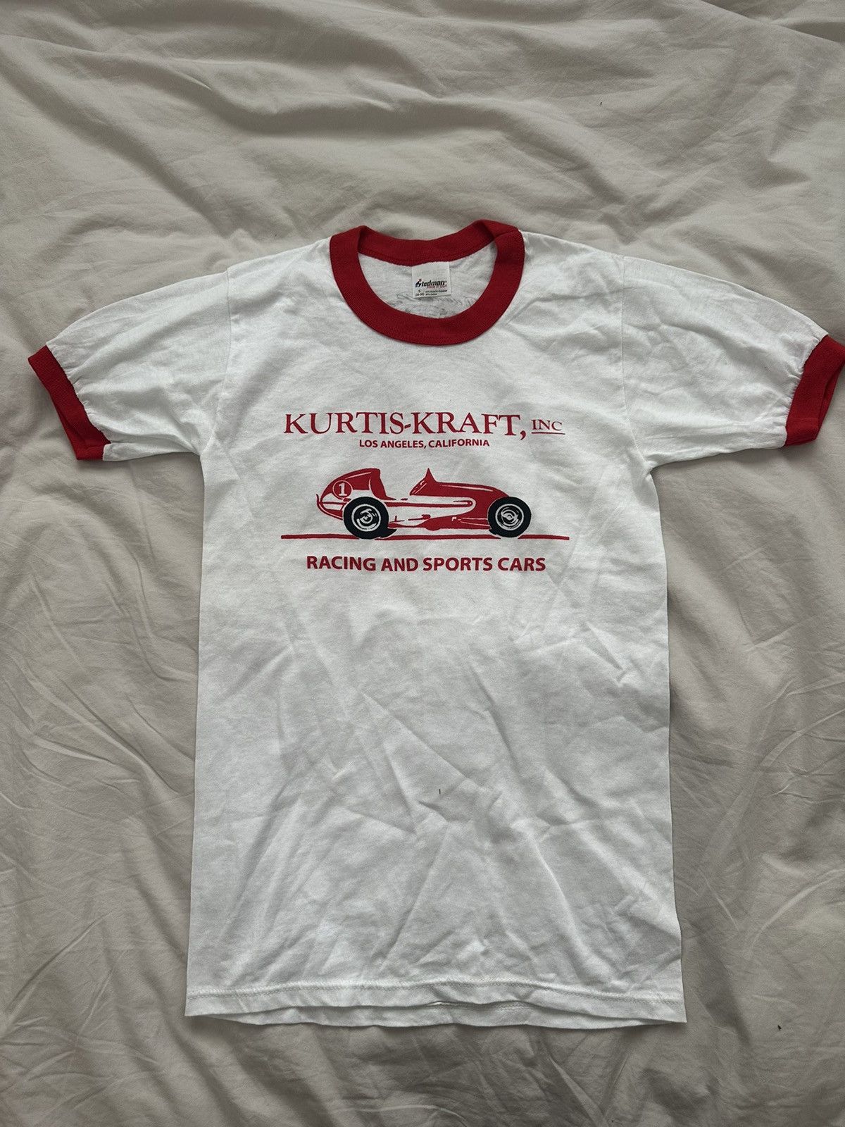 Vintage Racing club ringer T-Shirt