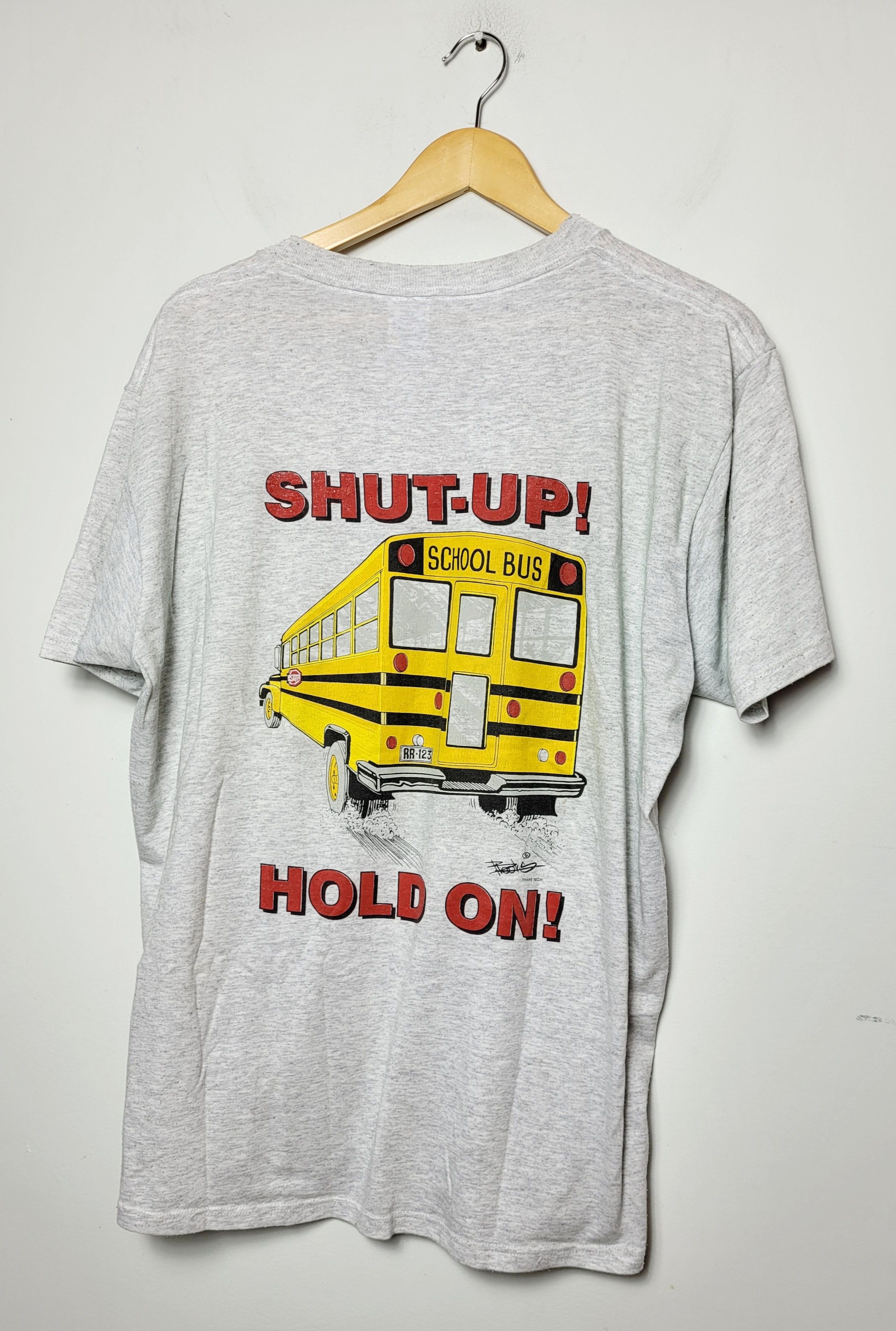 Jerzees × Vintage School Bus Get In Sit Down Shut Up made in USA 90s tee Size US L / EU 52-54 / 3 - 4 Thumbnail