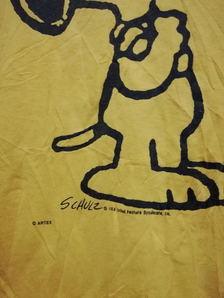 Vintage Vintage 80s Peanuts Joe Cool Snoopy Shirt Size US XL / EU 56 / 4 - 2 Thumbnail