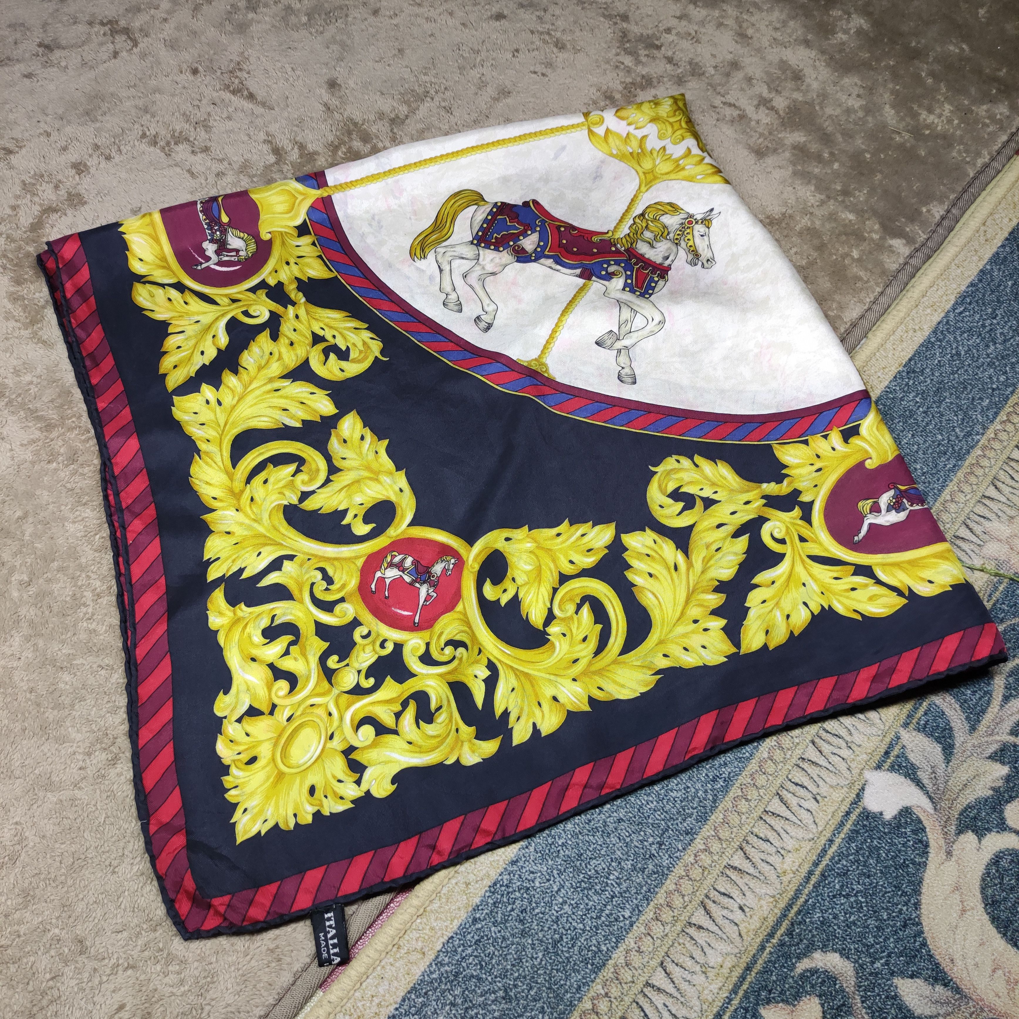 Longchamp Rare Longchamp Silk Scarf Size ONE SIZE - 4 Thumbnail