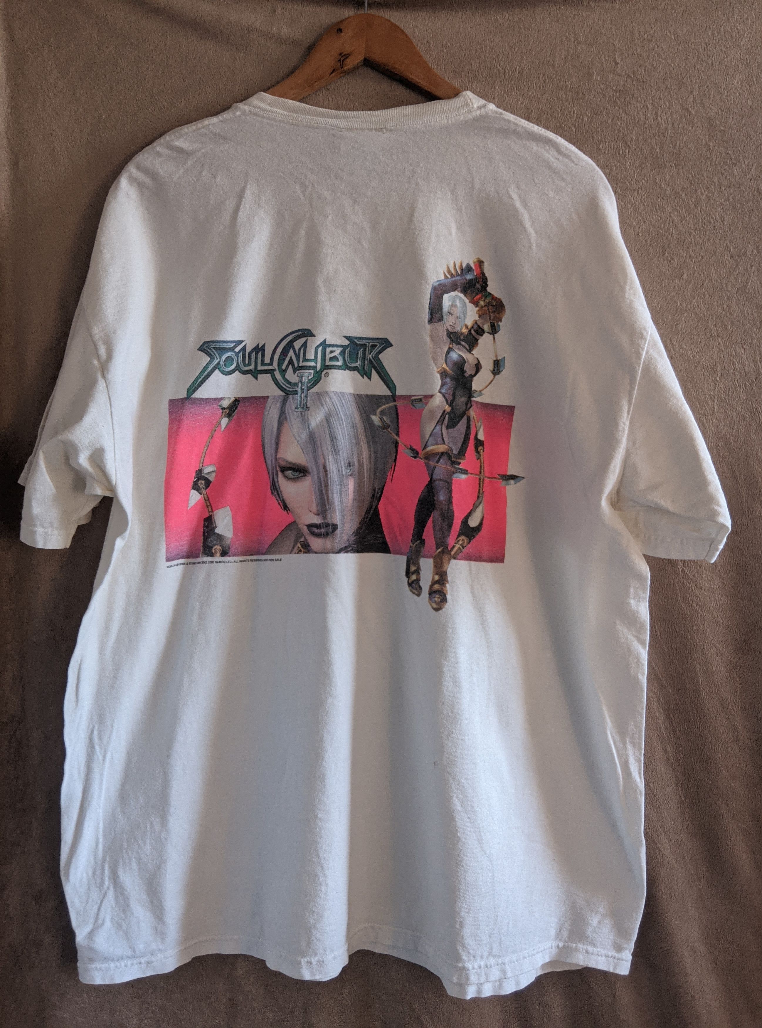 vintage 2003 soulcalibur 2 promo namco t shirt 