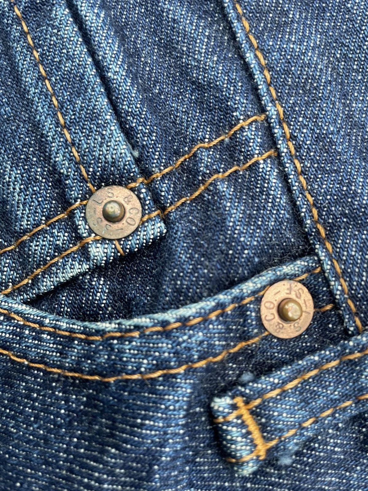 Levi's Vintage Levis 1995 551Z E 1960 Selvedge Denim Size US 30 / EU 46 - 21 Thumbnail