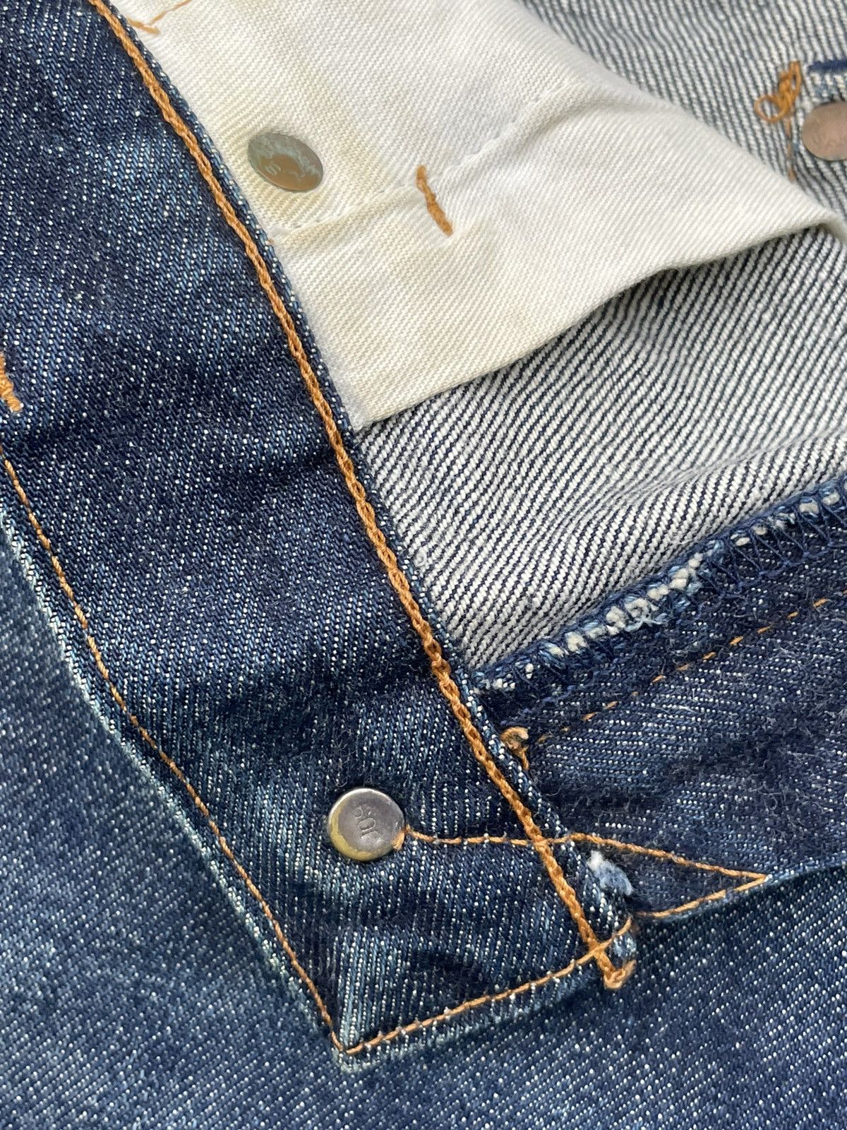 Levi's Vintage Levis 1995 551Z E 1960 Selvedge Denim Size US 30 / EU 46 - 19 Thumbnail