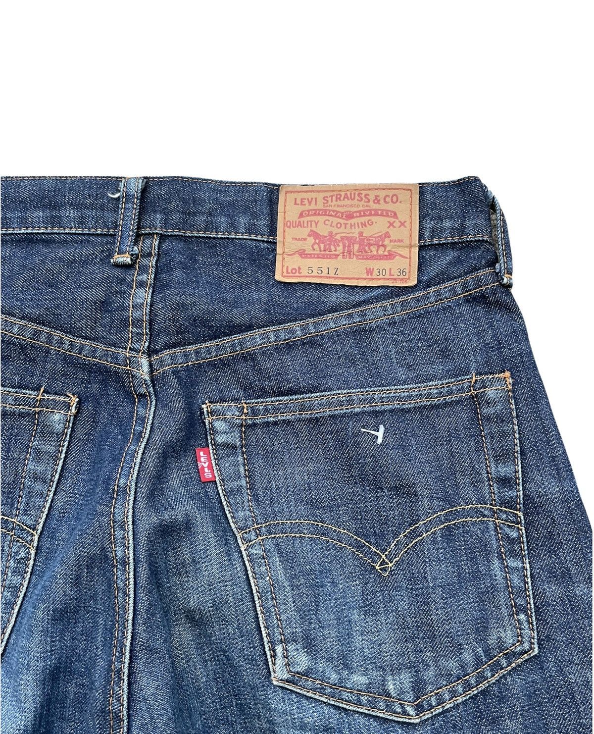 Levi's Vintage Levis 1995 551Z E 1960 Selvedge Denim Size US 30 / EU 46 - 14 Thumbnail