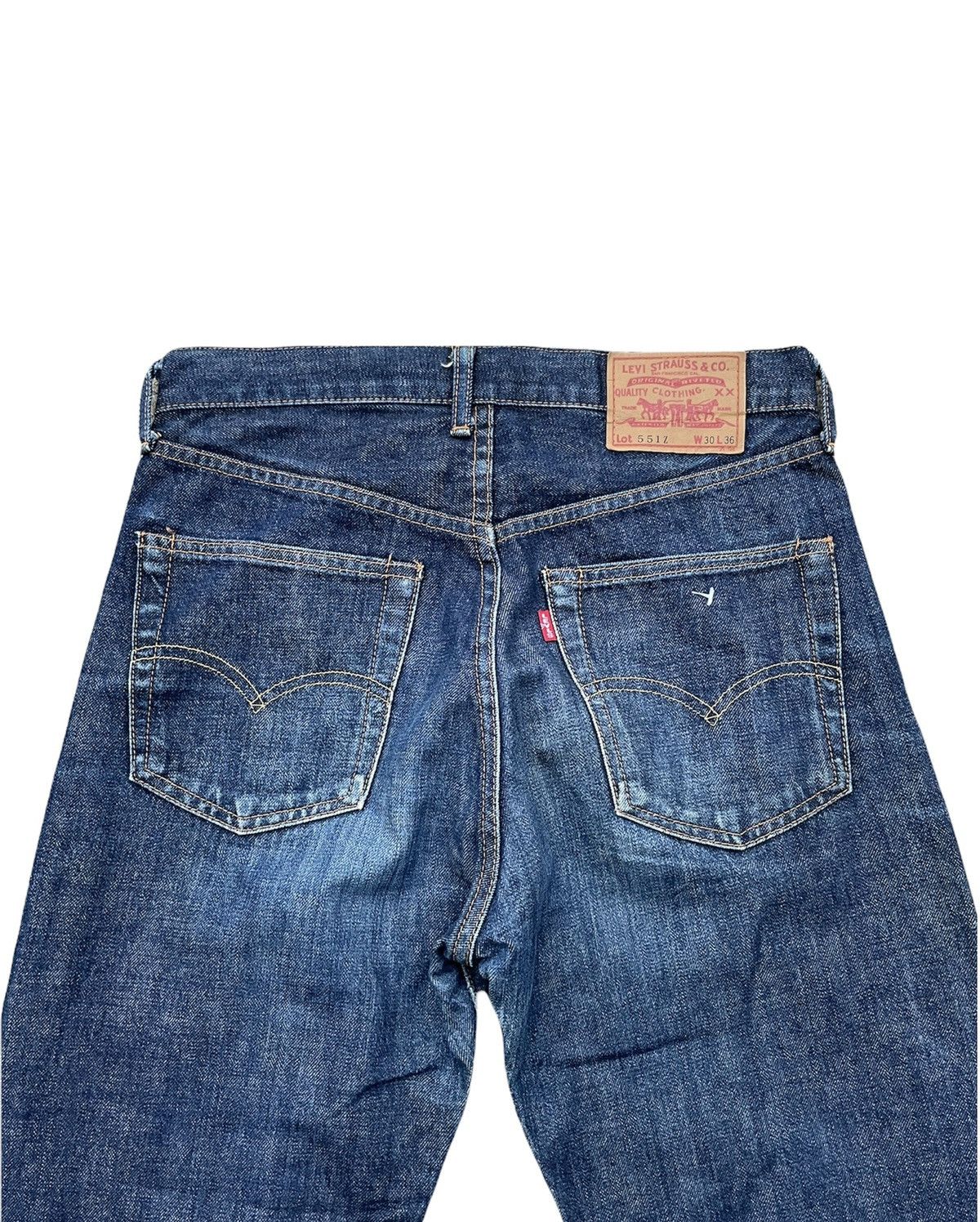 Levi's Vintage Levis 1995 551Z E 1960 Selvedge Denim Size US 30 / EU 46 - 13 Thumbnail