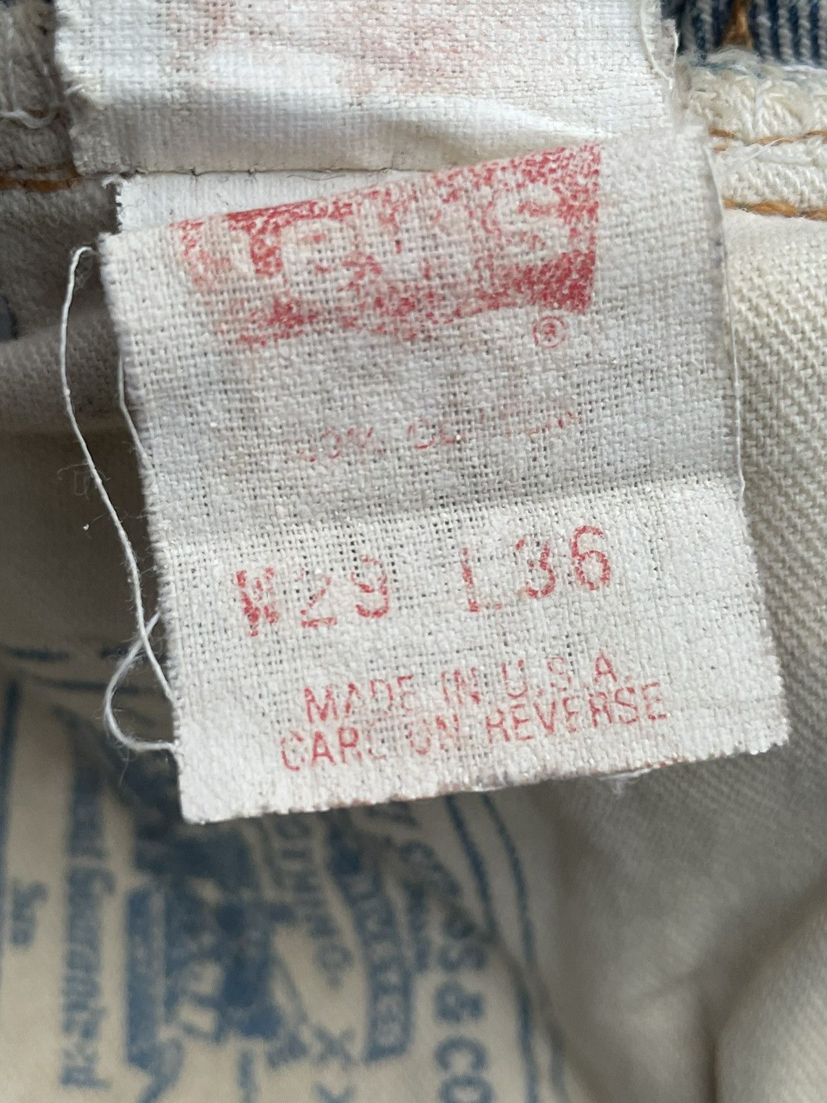 Levi's Vintage Levi’s 501 E 1994 Usa Aging Distressed Rework Size US 28 / EU 44 - 18 Thumbnail