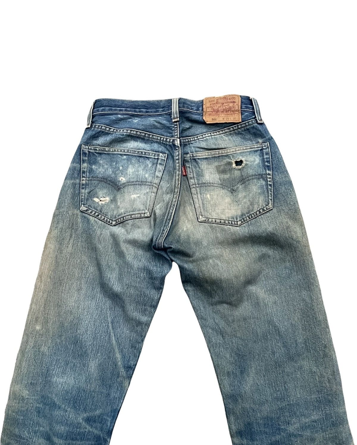 Levi's Vintage Levi’s 501 E 1994 Usa Aging Distressed Rework Size US 28 / EU 44 - 9 Thumbnail