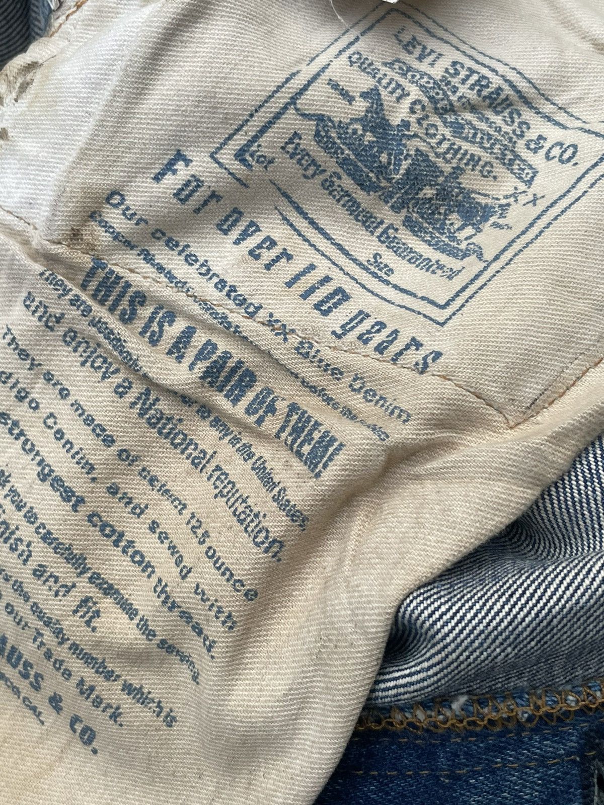 Levi's Vintage Levi’s 501 E 1994 Usa Aging Distressed Rework Size US 28 / EU 44 - 19 Thumbnail