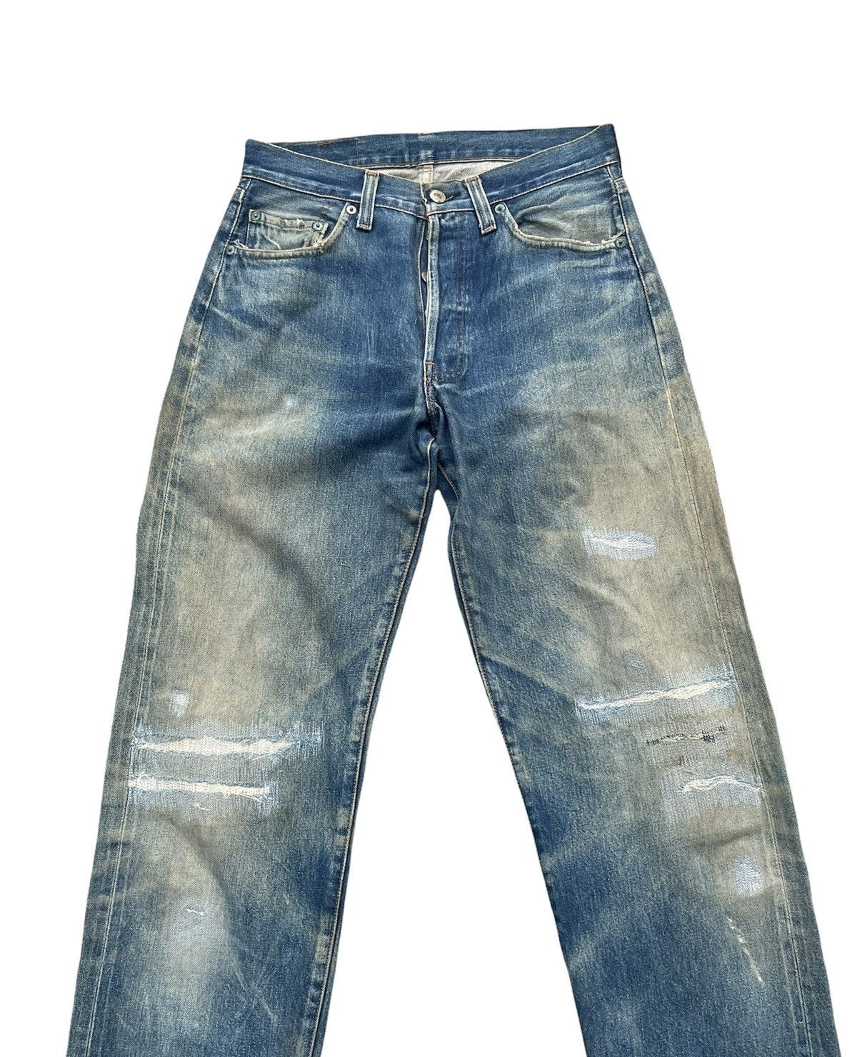 Levi's Vintage Levi’s 501 E 1994 Usa Aging Distressed Rework Size US 28 / EU 44 - 3 Thumbnail