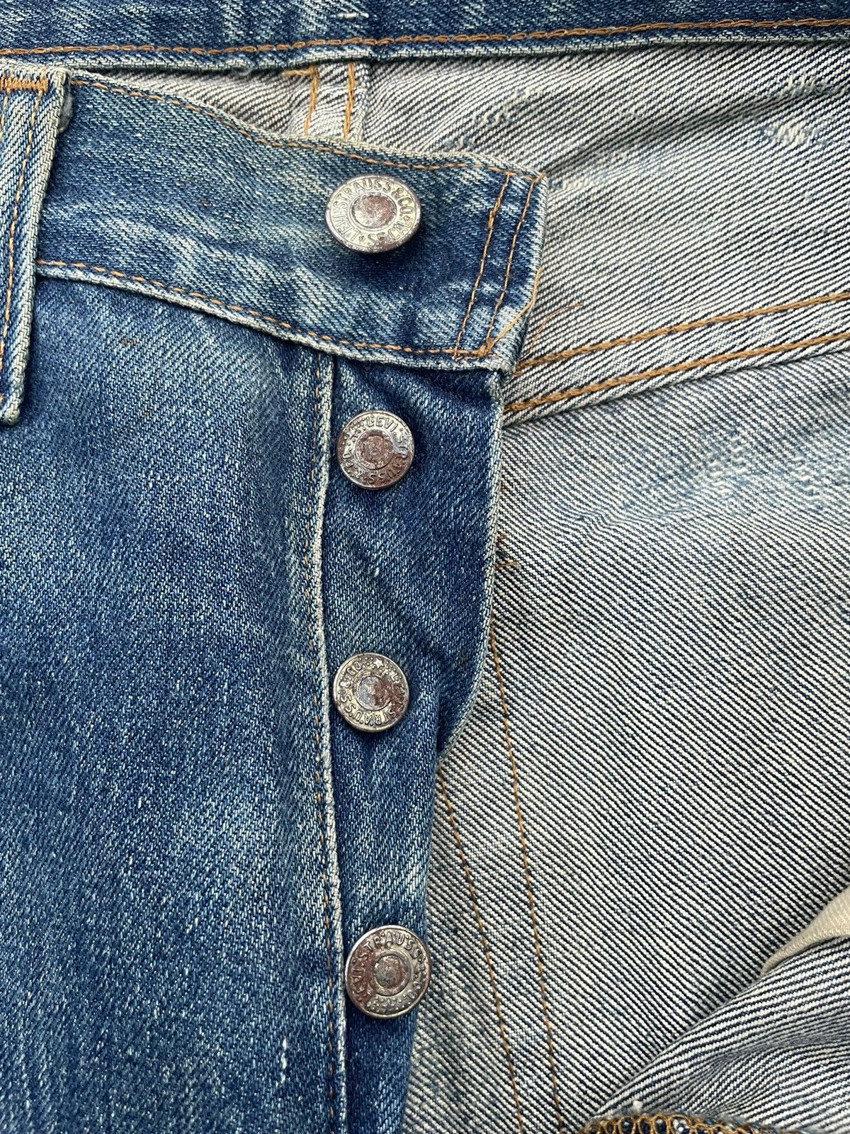 Levi's Vintage Levi’s 501 E 1994 Usa Aging Distressed Rework Size US 28 / EU 44 - 24 Thumbnail