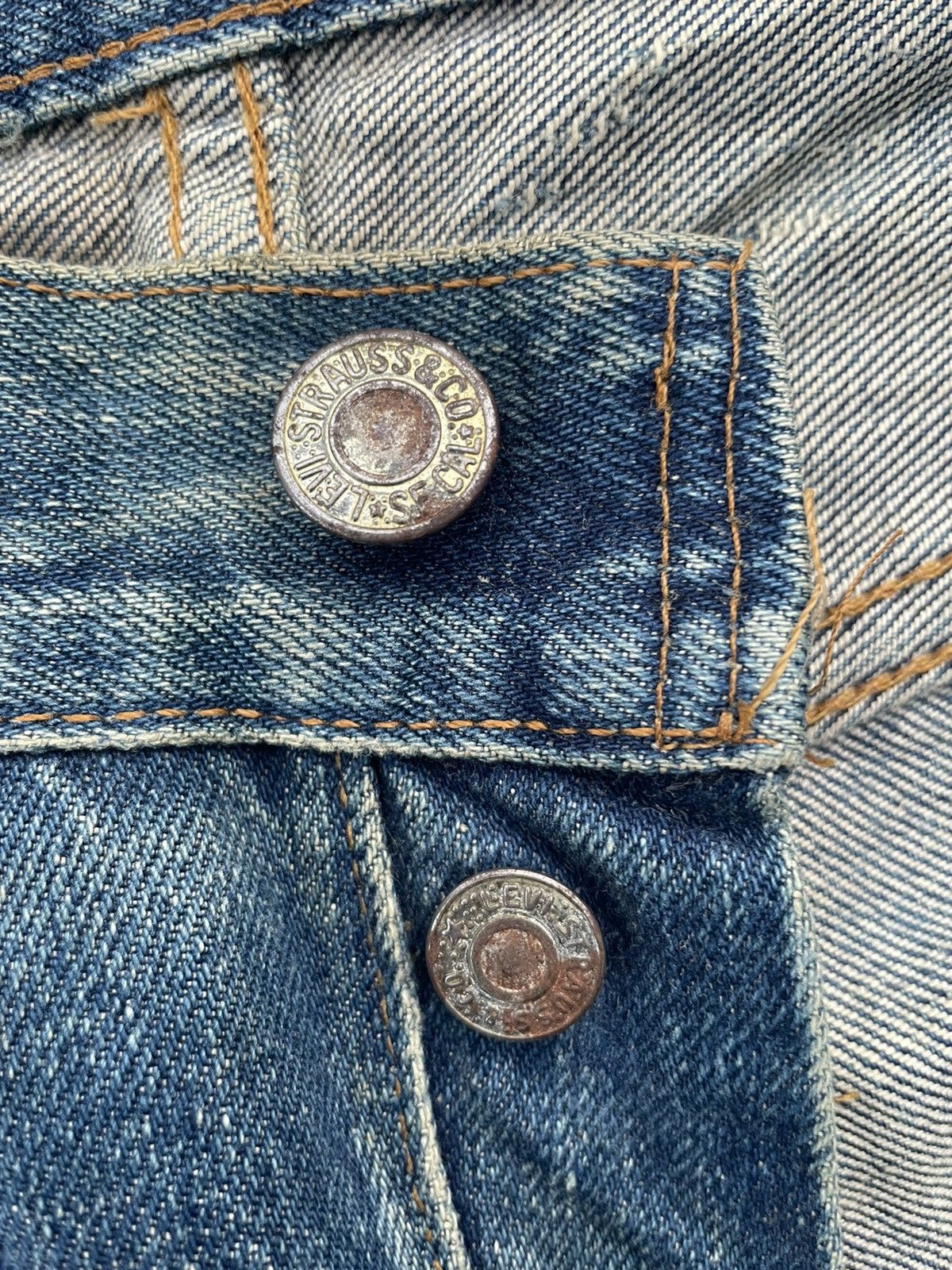 Levi's Vintage Levi’s 501 E 1994 Usa Aging Distressed Rework Size US 28 / EU 44 - 23 Thumbnail