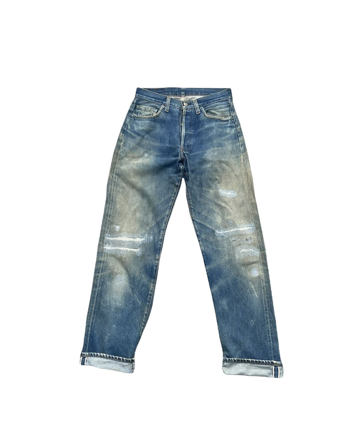 Levi's Vintage Levi’s 501 E 1994 Usa Aging Distressed Rework Size US 28 / EU 44 - 1 Thumbnail