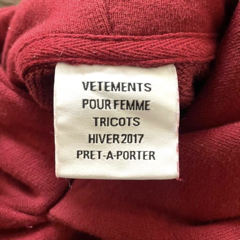 Vetements Vetements may the bridges I burn light cropped hoodie (─‿‿─) Size XS / US 0-2 / IT 36-38 - 5 Thumbnail