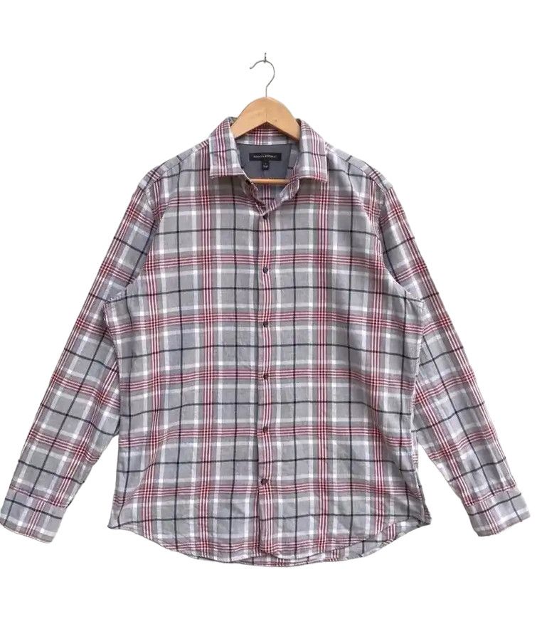 Banana Republic Checked Flannel Shirt