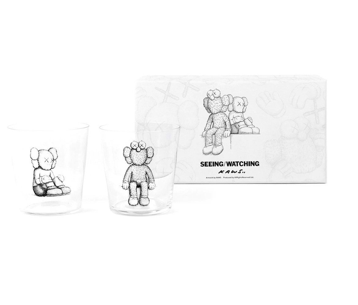 Kaws Kaws Seeing/Watching Companion Glass Set Size ONE SIZE - 9 Thumbnail
