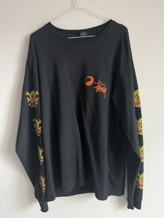 Our Legacy Our legacy workshop/Stussy long sleeve skull tee shirt