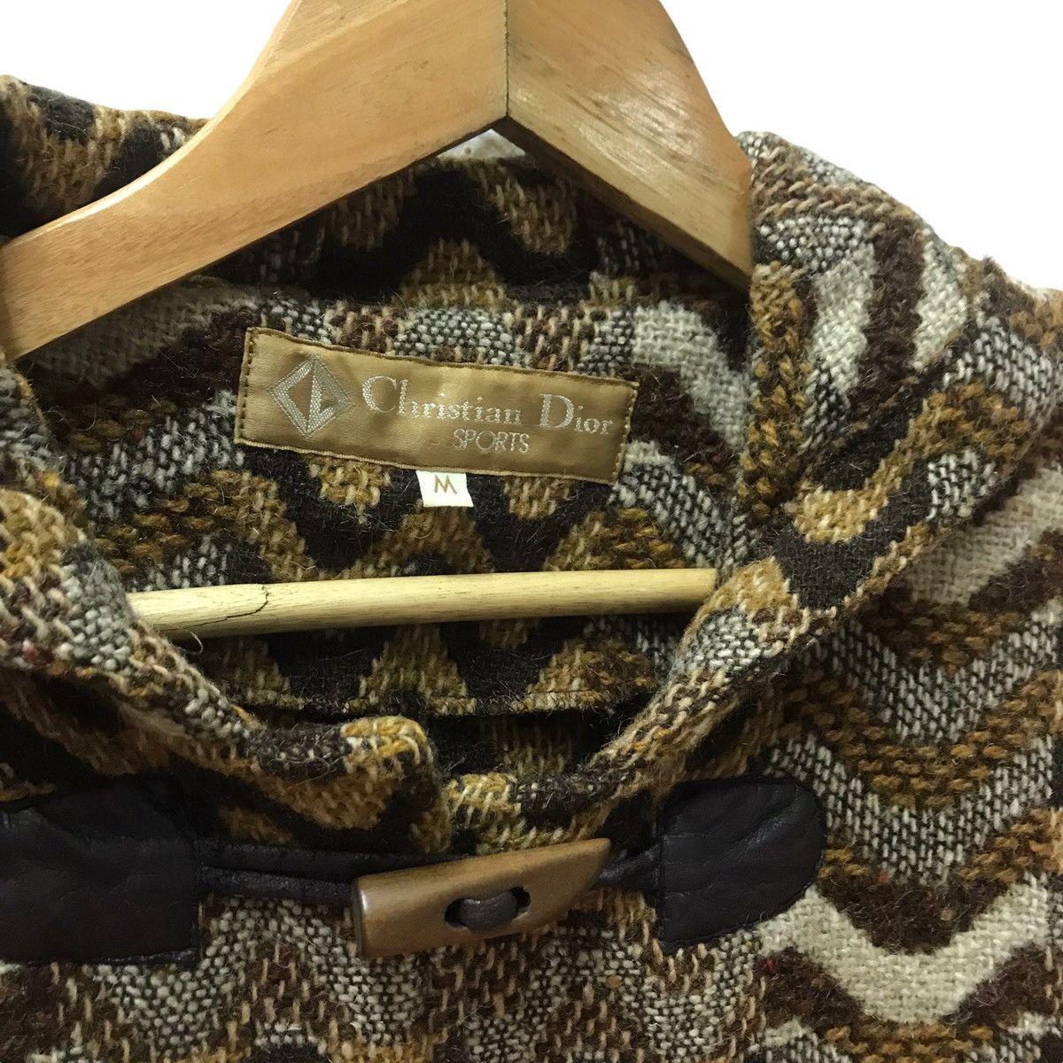 Christian Dior Monsieur × Vintage Christian dior sports duffle coat knitting patern hoodie Size M / US 6-8 / IT 42-44 - 4 Thumbnail