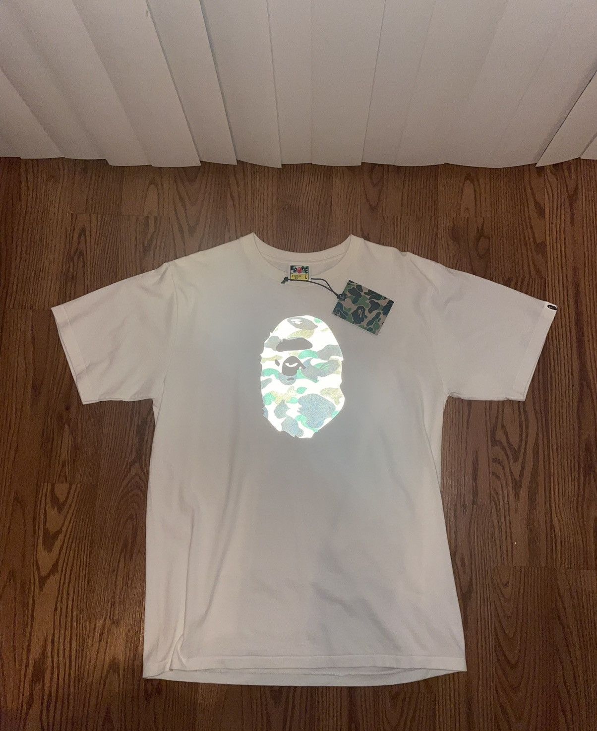 Bape 1st Camo Reflector Ape Head Tee Size US L / EU 52-54 / 3 - 1 Thumbnail