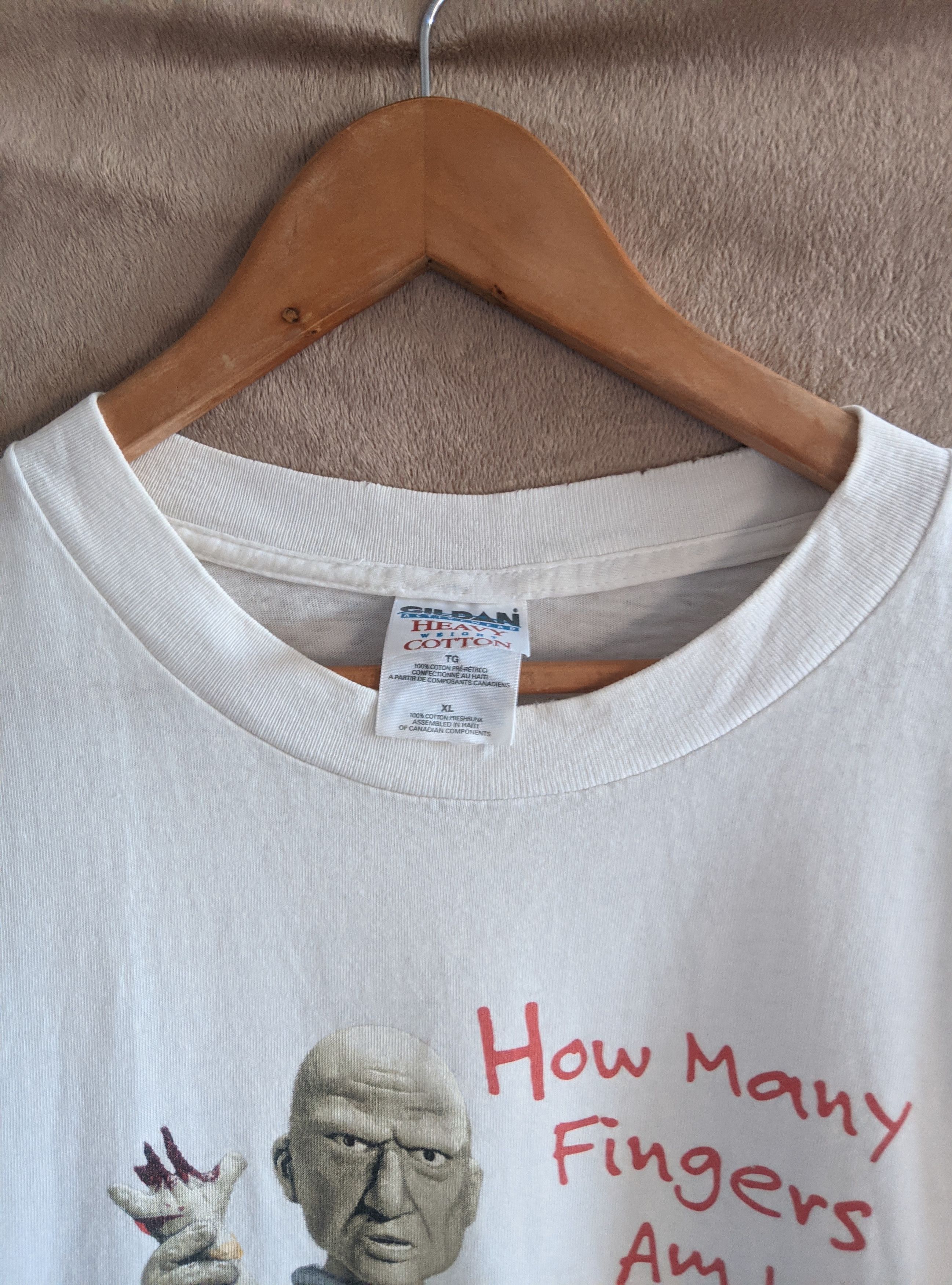 Vintage vintage 1998 celebrity deathmatch t shirt Size US XL / EU 56 / 4 - 2 Thumbnail