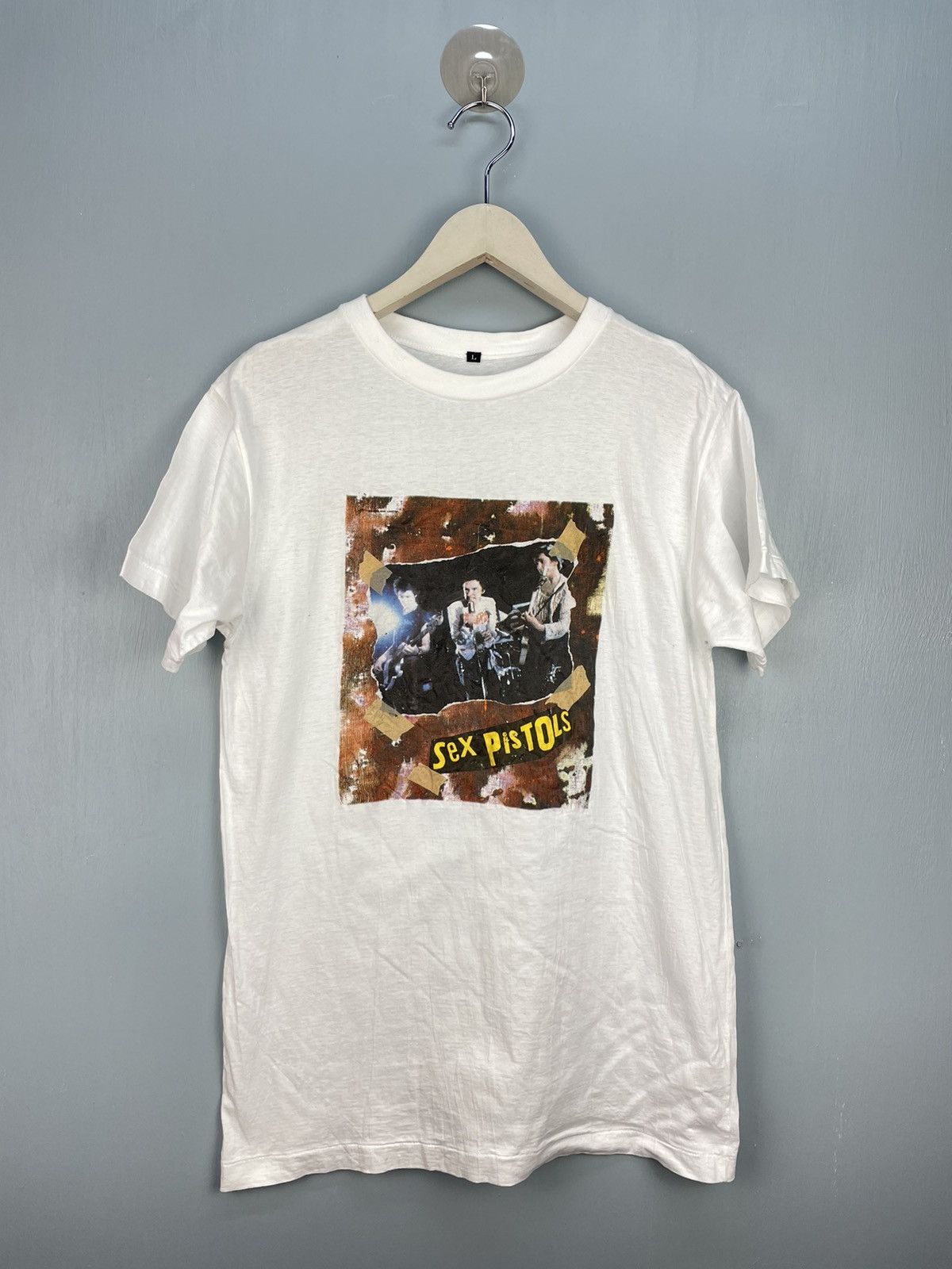 Band Tees Vintage 80s Sex Pistols Virgin EMI limited promo t shirt Size US M / EU 48-50 / 2 - 1 Thumbnail