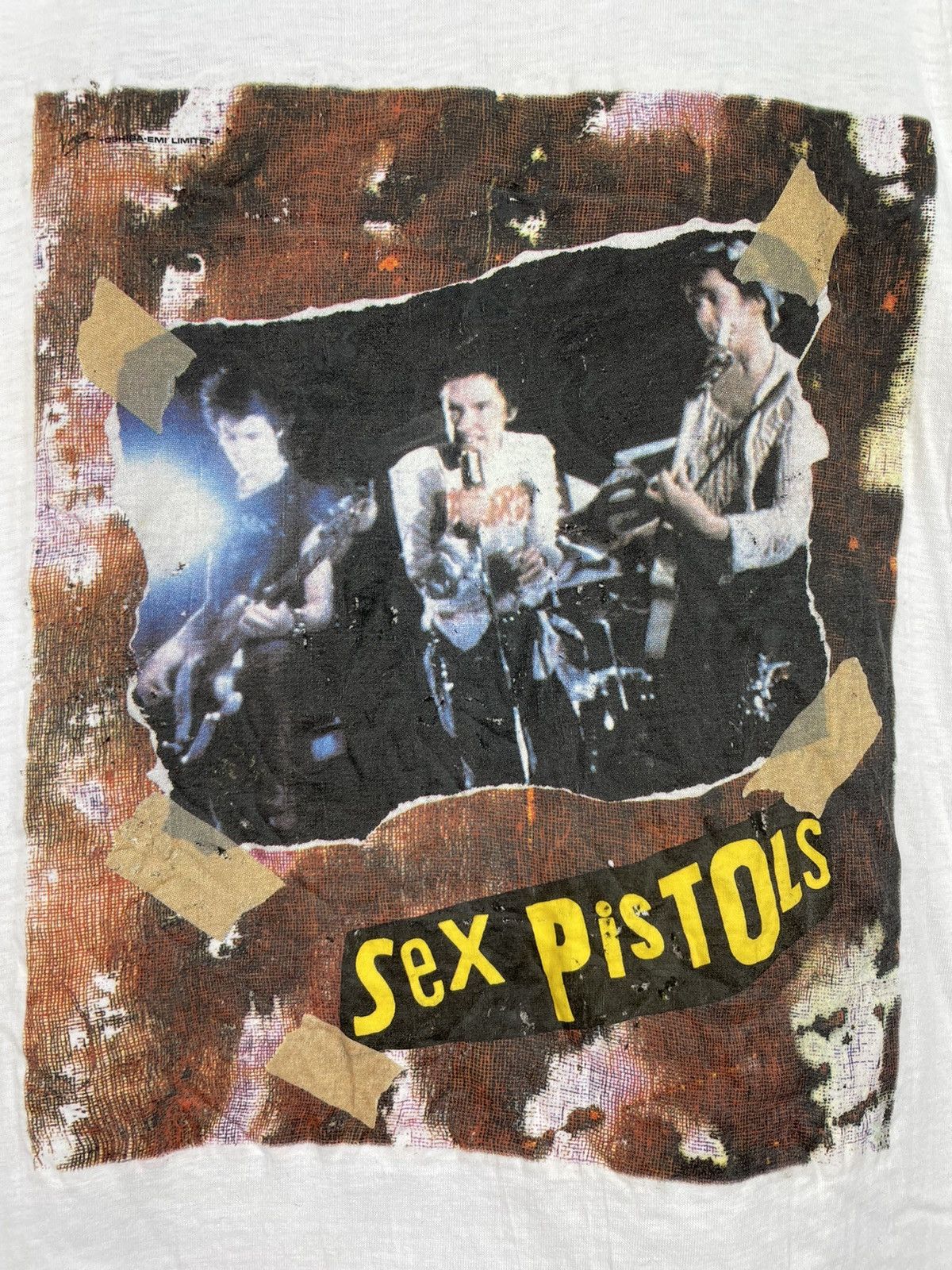 Band Tees Vintage 80s Sex Pistols Virgin EMI limited promo t shirt Size US M / EU 48-50 / 2 - 4 Thumbnail