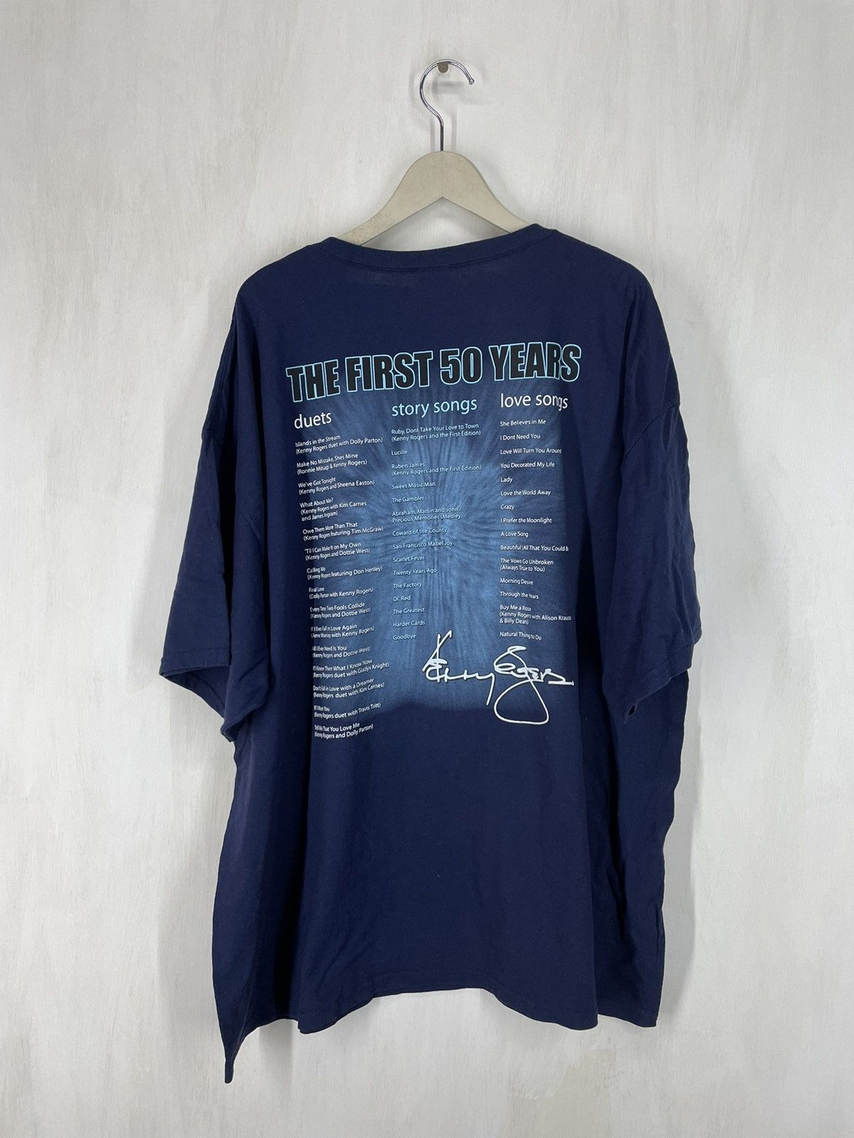 Band Tees Kenny Rogers The first 50 years t shirt Size US XXL / EU 58 / 5 - 2 Thumbnail