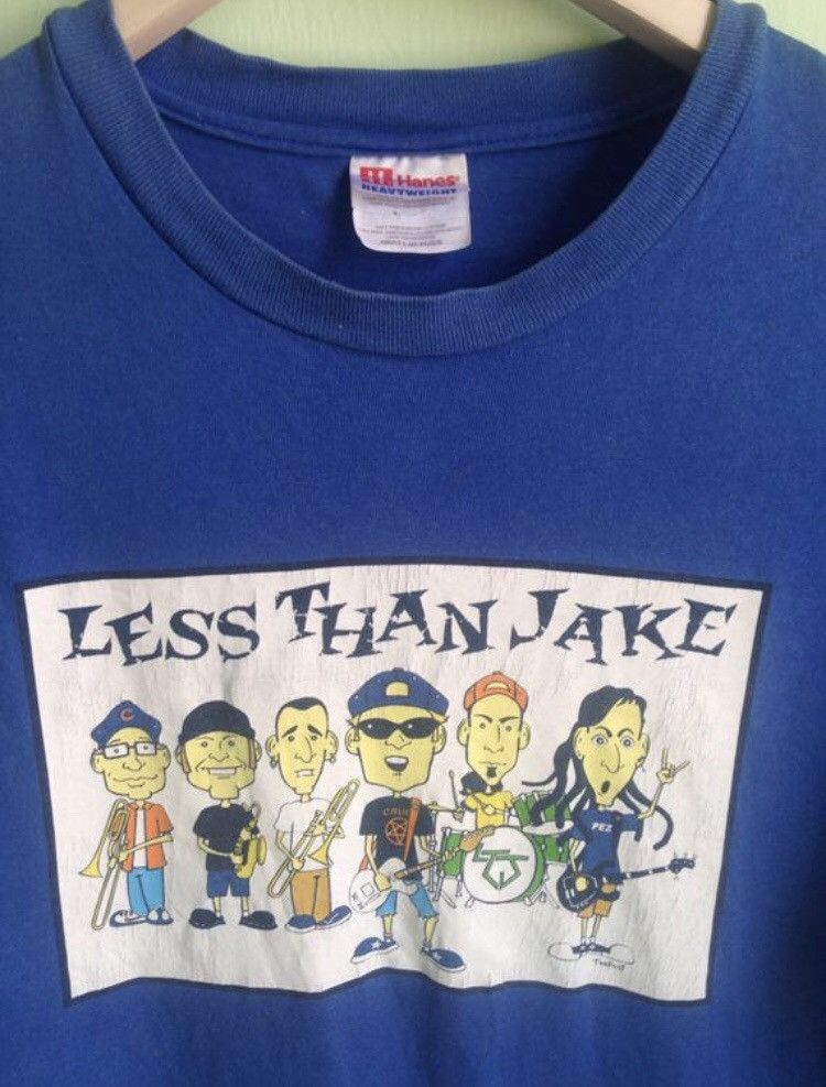 Band Tees Vintage 90s Less Than Jake punk rock band Size US L / EU 52-54 / 3 - 3 Thumbnail