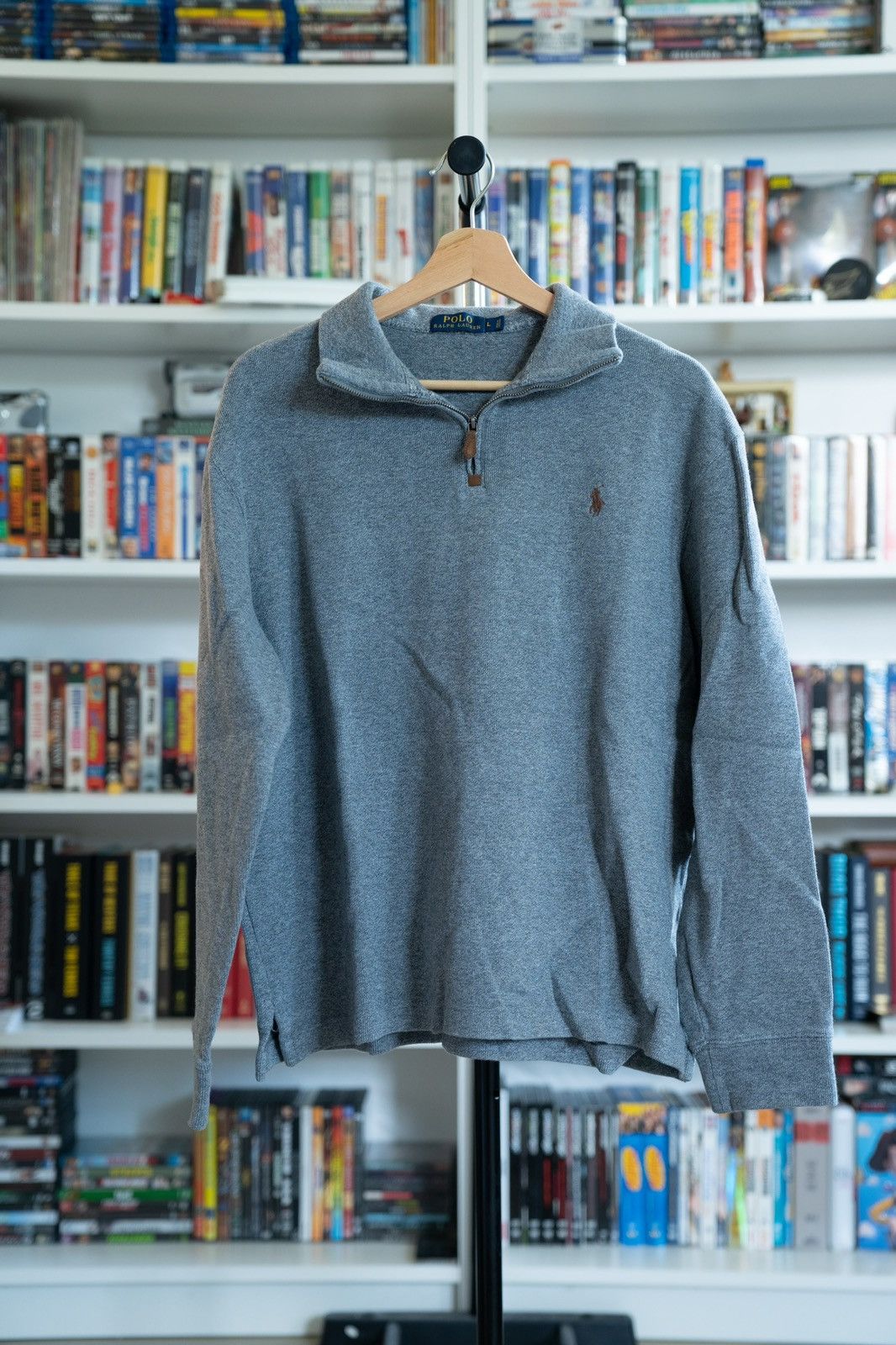 Supreme Zip Up Polo Sweater | Grailed