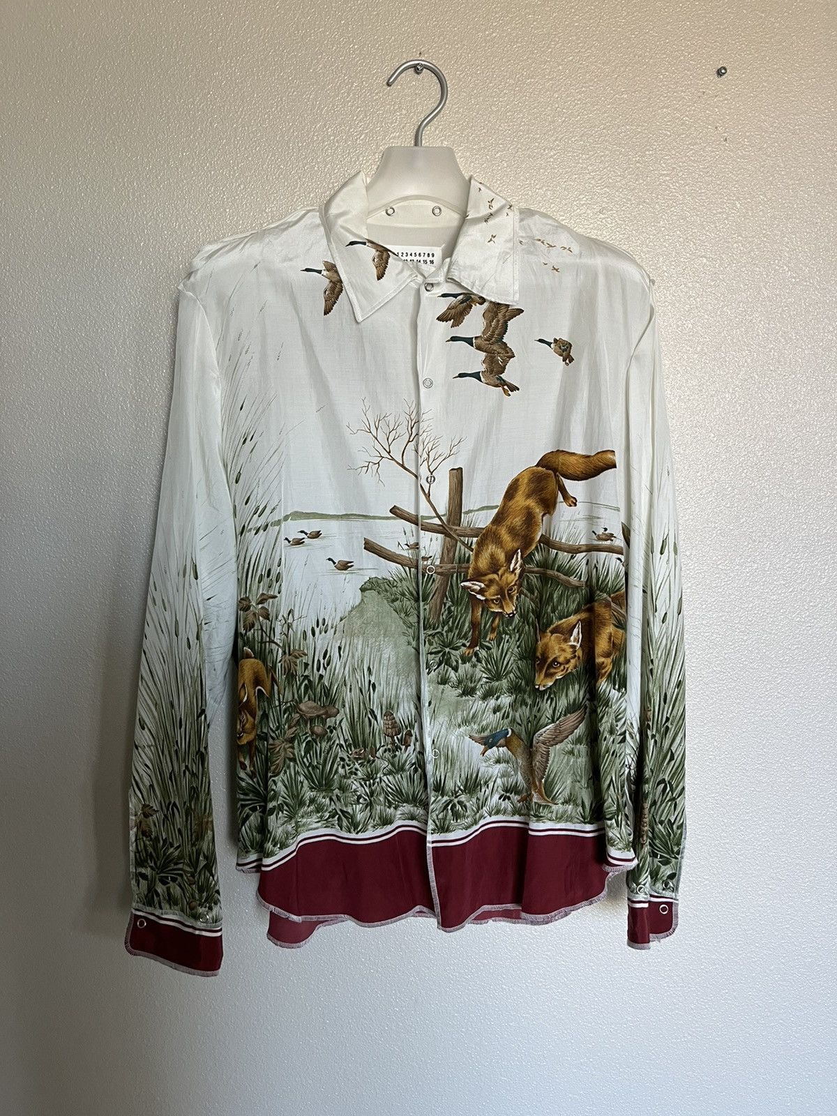 Maison Margiela Maison Margiela Fox Silk Shirt | Grailed