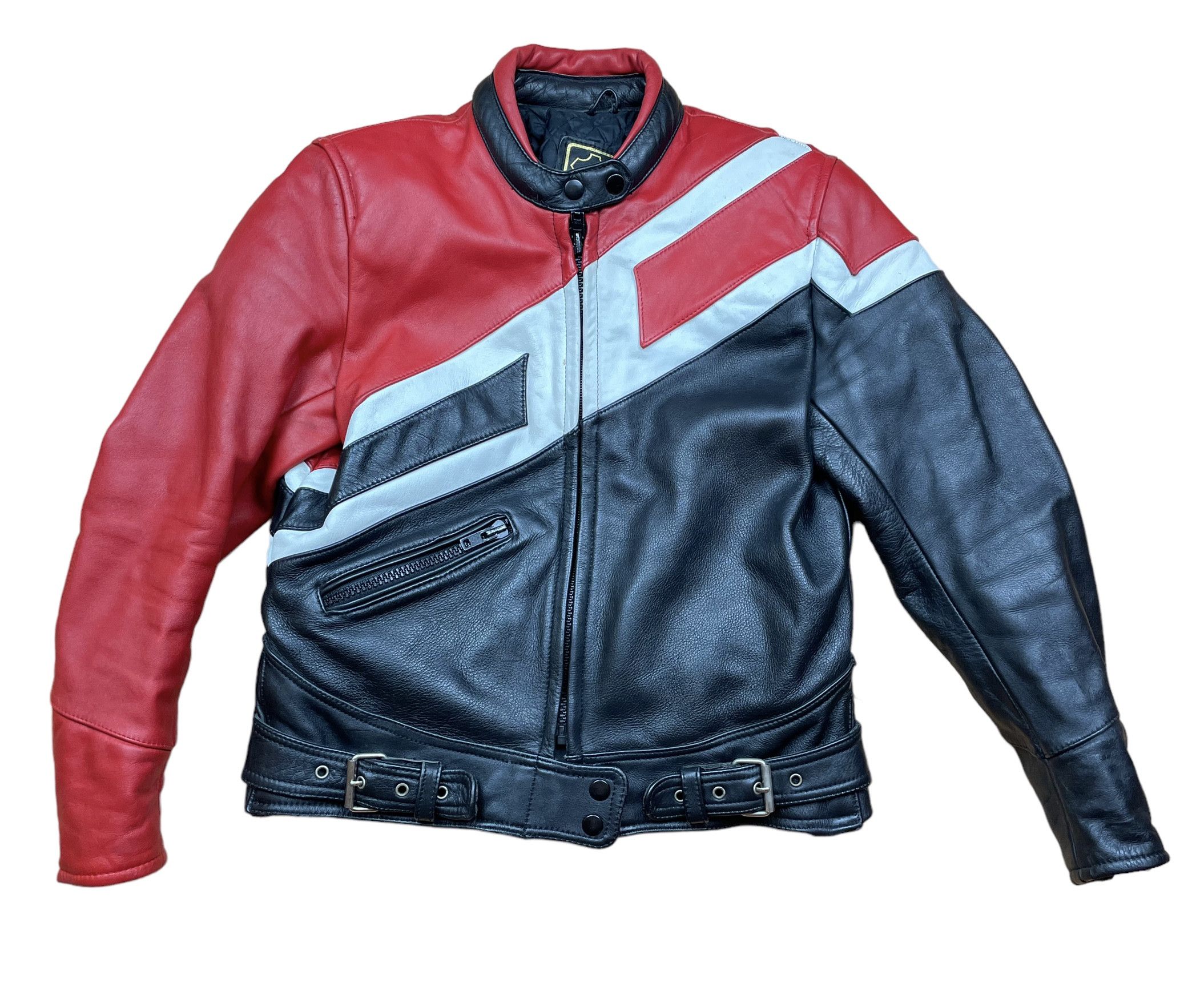 Vintage Vintage Racing Biker Genuine Leather Avant Garde Hype Size M / US 6-8 / IT 42-44 - 1 Thumbnail