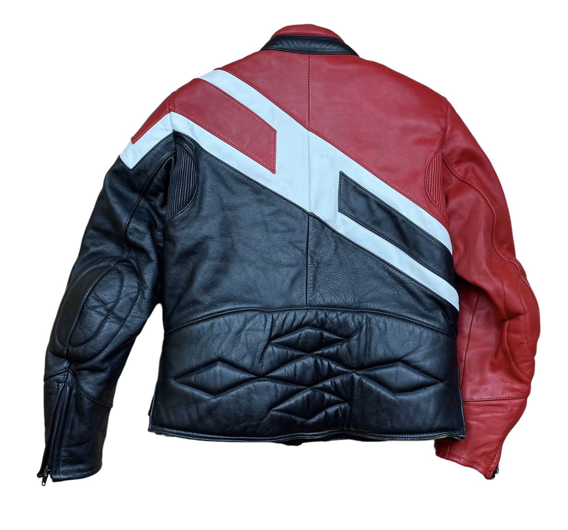 Vintage Vintage Racing Biker Genuine Leather Avant Garde Hype Size M / US 6-8 / IT 42-44 - 2 Thumbnail