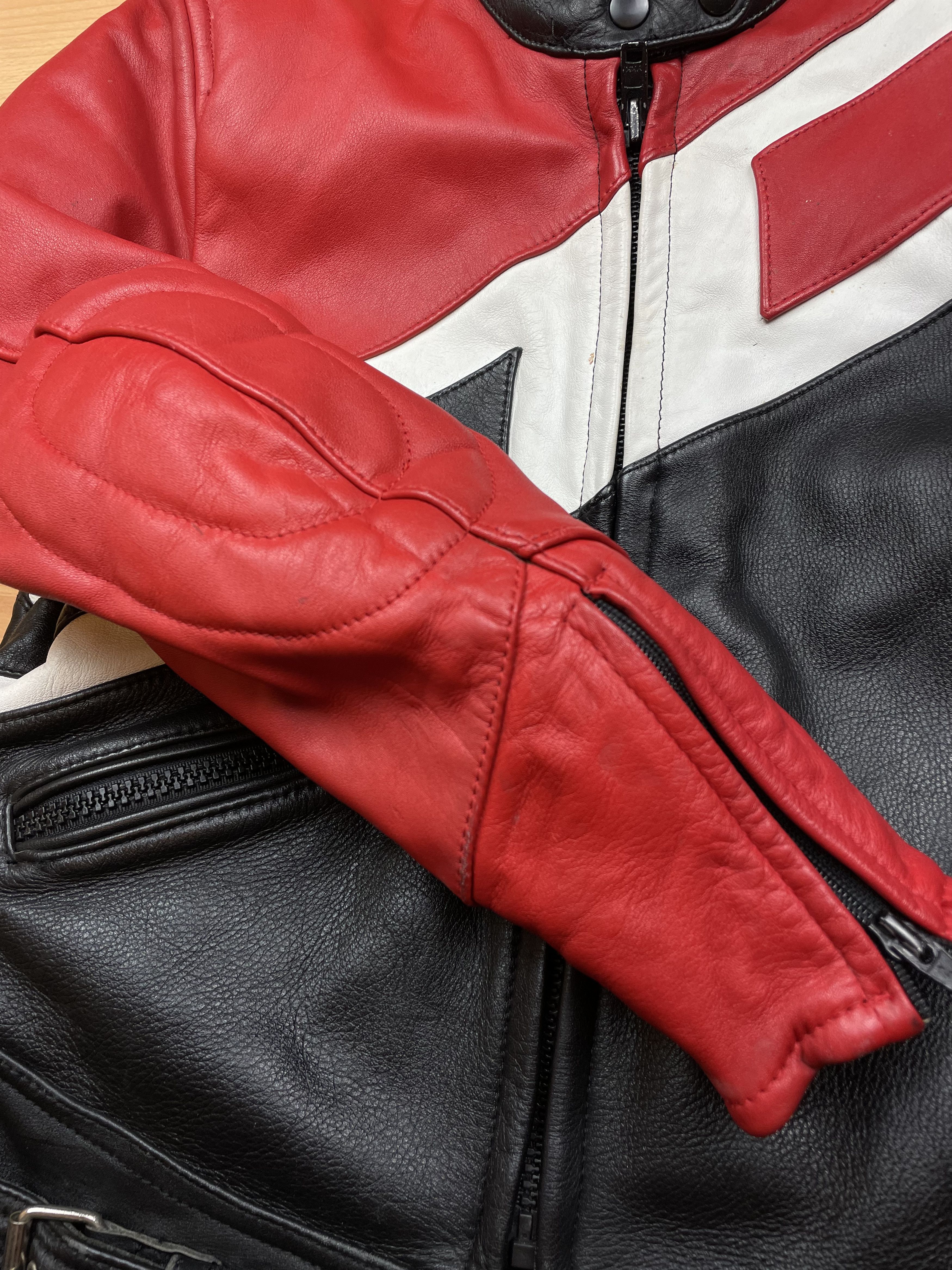 Vintage Vintage Racing Biker Genuine Leather Avant Garde Hype Size M / US 6-8 / IT 42-44 - 6 Thumbnail