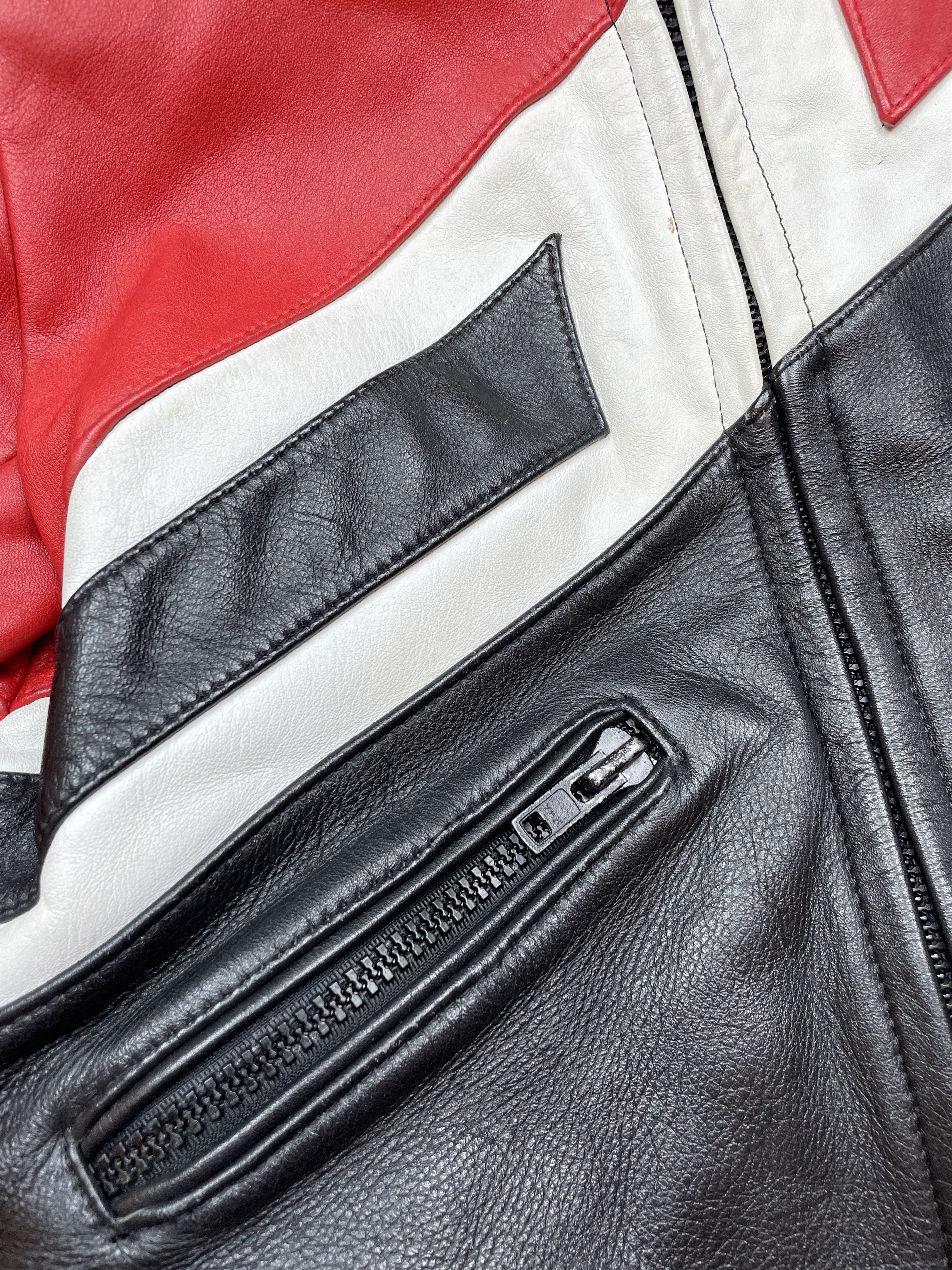 Vintage Vintage Racing Biker Genuine Leather Avant Garde Hype Size M / US 6-8 / IT 42-44 - 4 Thumbnail