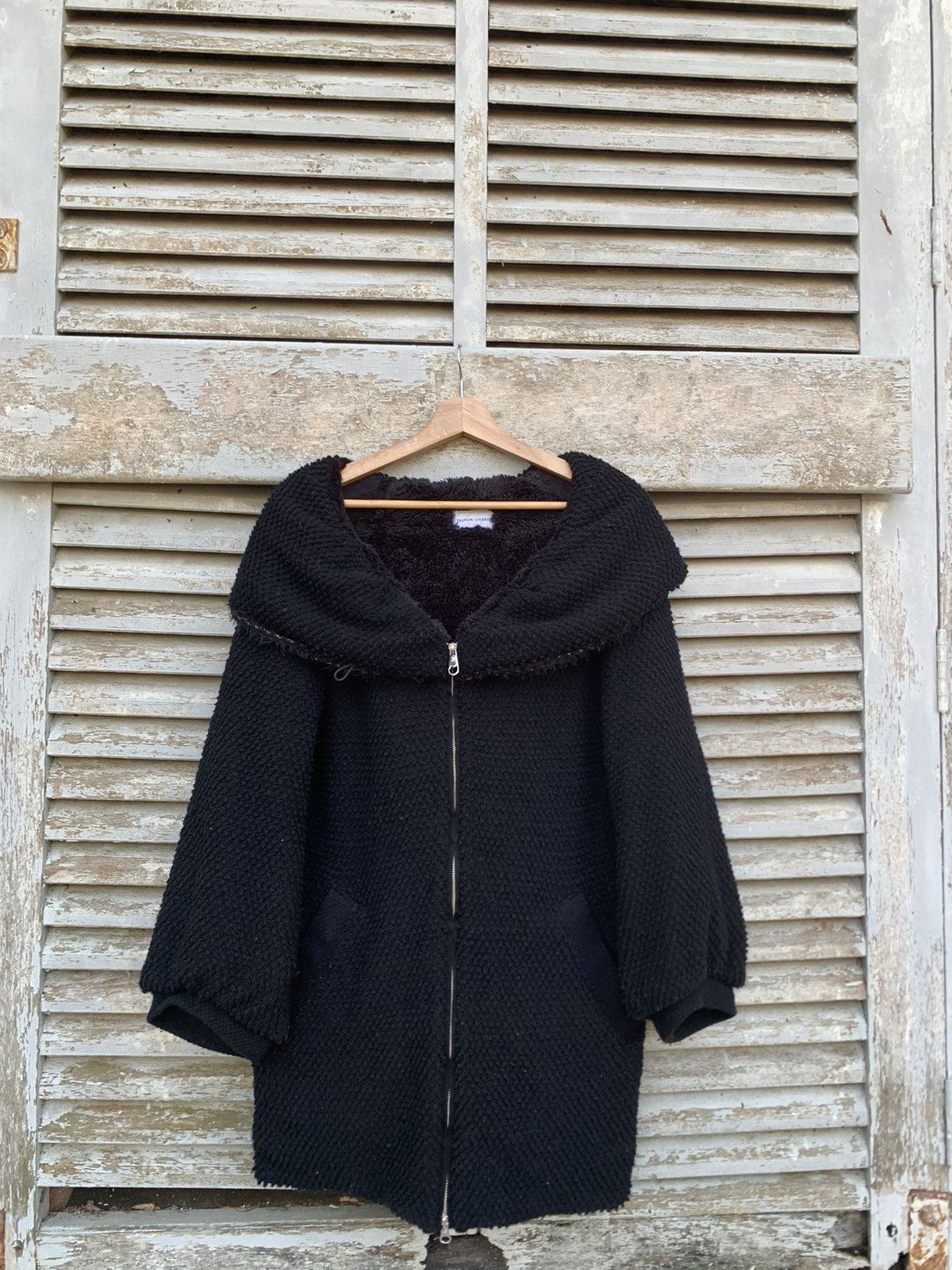 Issey Miyake TSUMORI CHISATO SOLID KNIT FURR LINING JACKET (WOMAN) Size US M / EU 48-50 / 2 - 6 Thumbnail