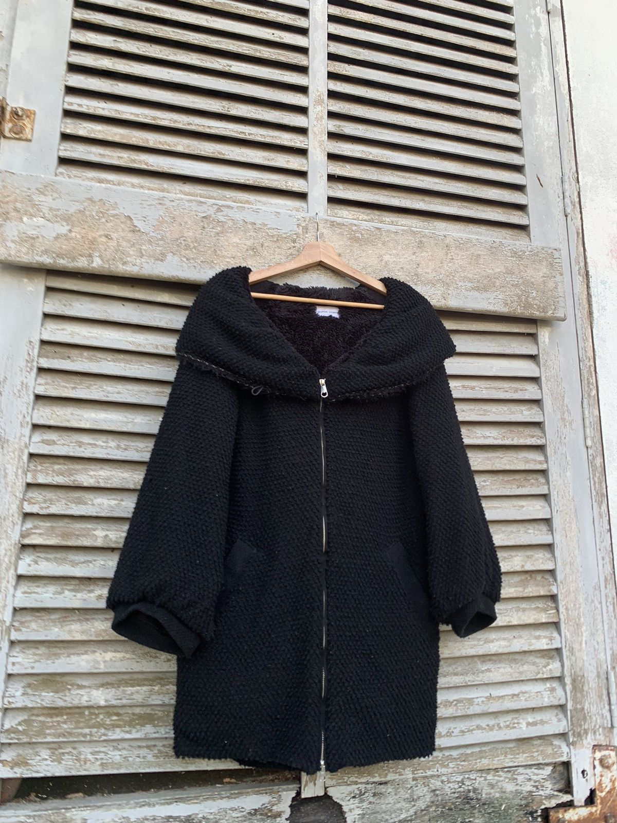 Issey Miyake TSUMORI CHISATO SOLID KNIT FURR LINING JACKET (WOMAN) Size US M / EU 48-50 / 2 - 9 Thumbnail