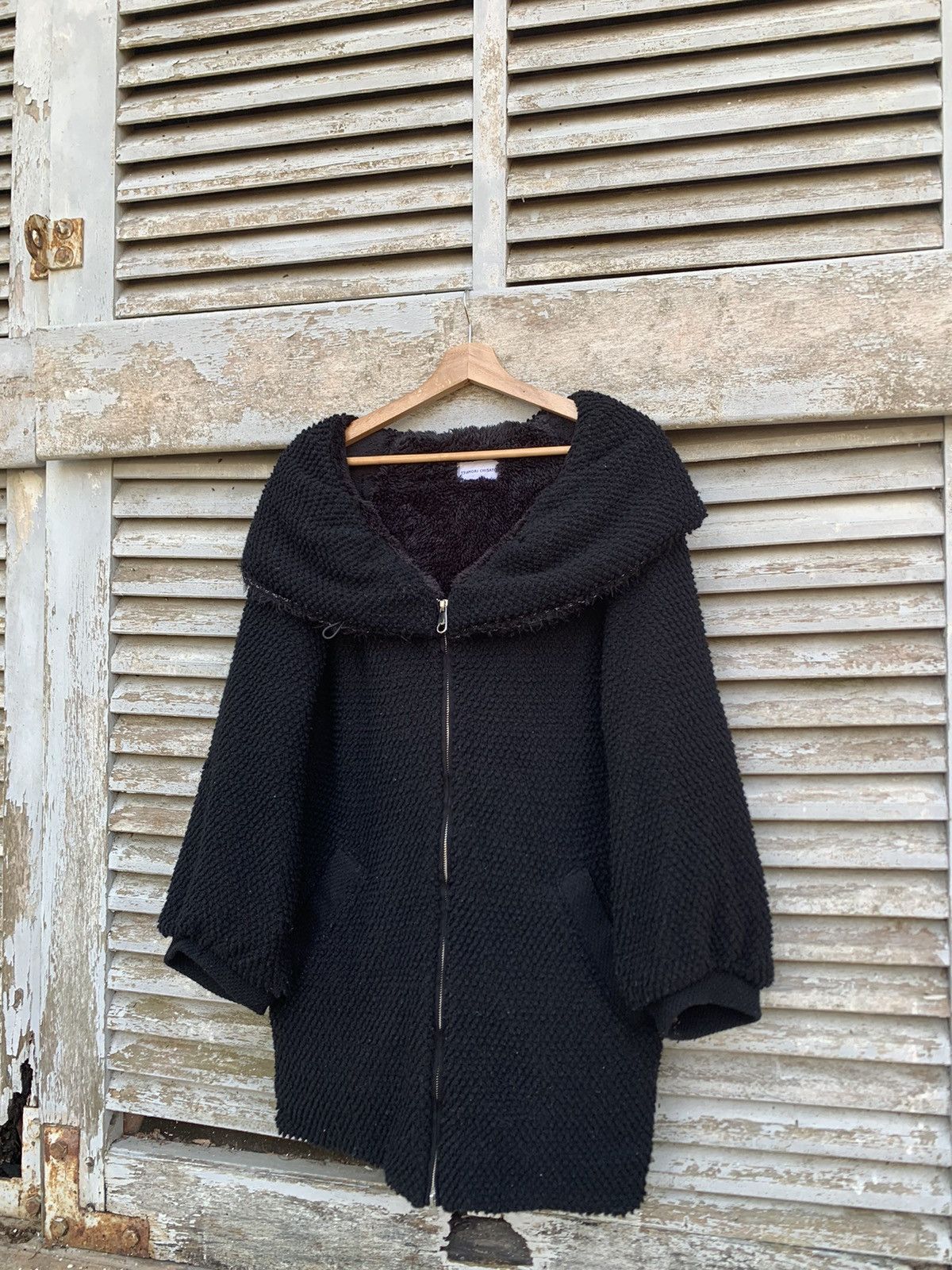 TSUMORI CHISATO SOLID KNIT FURR LINING JACKET (WOMAN)