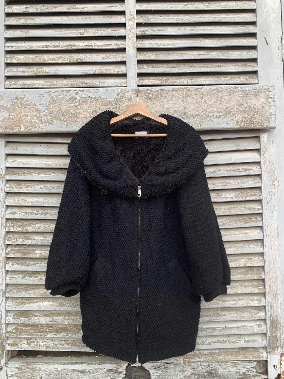 Issey Miyake TSUMORI CHISATO SOLID KNIT FURR LINING JACKET (WOMAN) Size US M / EU 48-50 / 2 - 3 Thumbnail