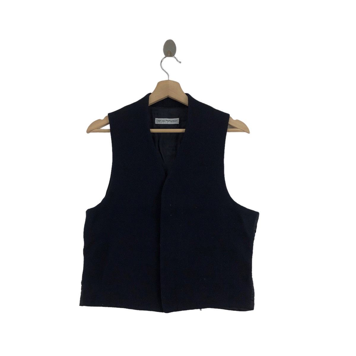 Emporio Armani Vintage EMPORIO ARMANI Wool Vest Sleeveless Made In Italy Size S / US 4 / IT 40 - 1 Thumbnail