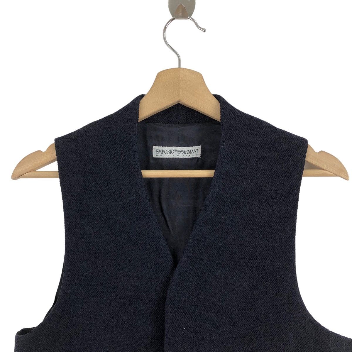Emporio Armani Vintage EMPORIO ARMANI Wool Vest Sleeveless Made In Italy Size S / US 4 / IT 40 - 2 Thumbnail