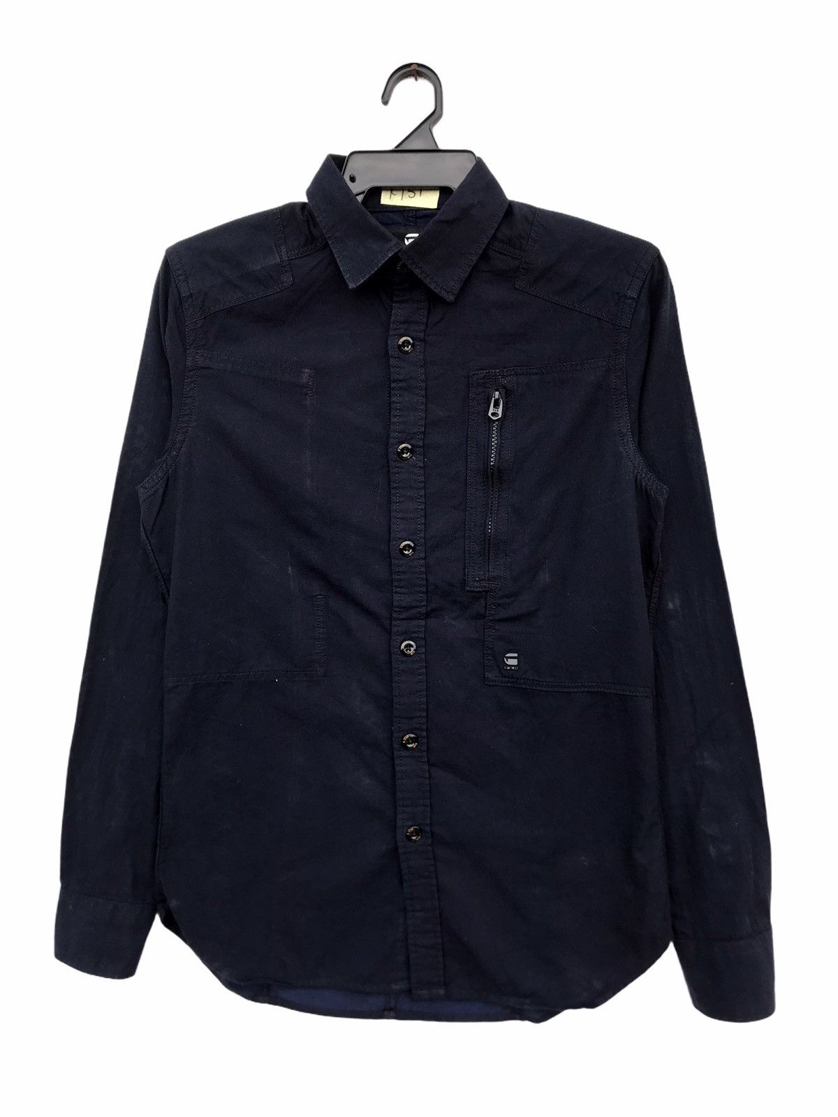 image of G Star Raw G Raw Utility Tactical Shirt in Black, Men's (Size Medium)