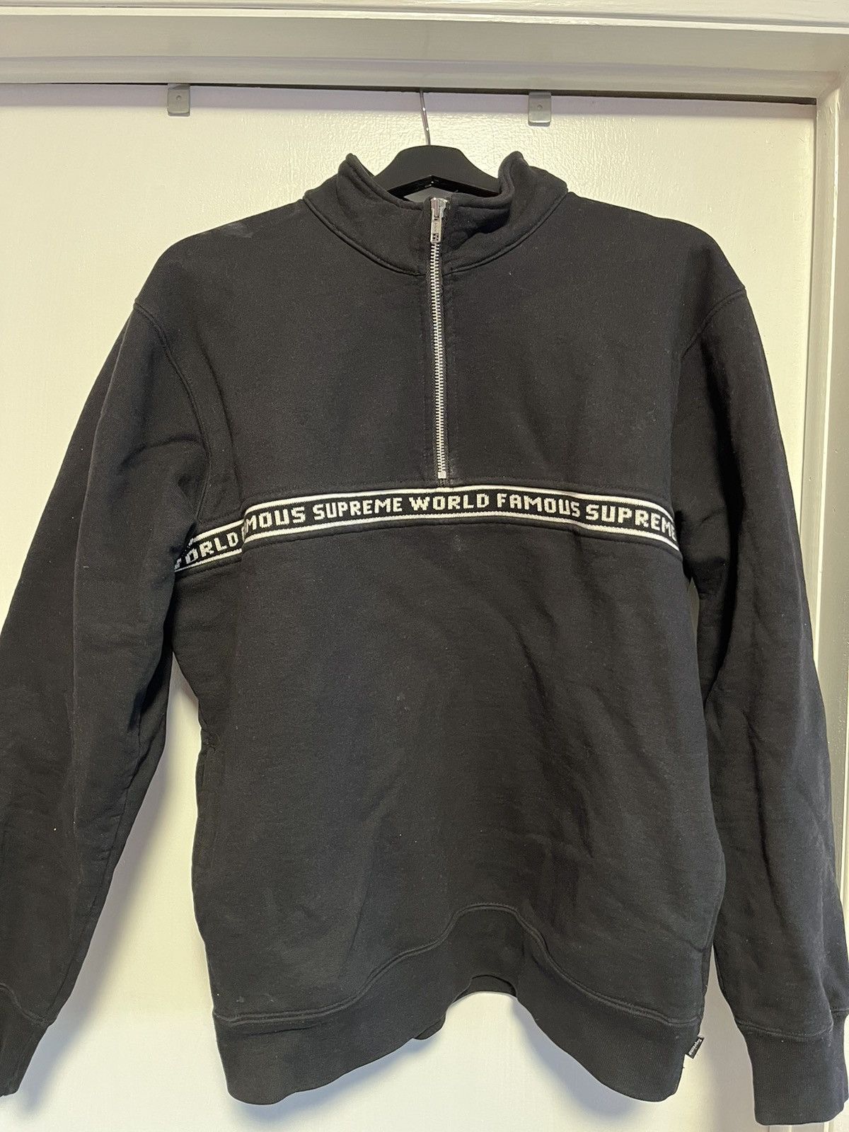 Supreme World Famous Half Zip | Grailed