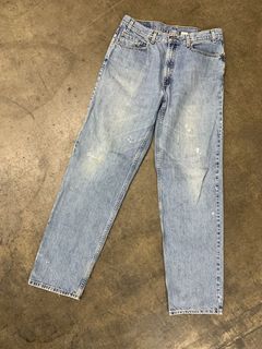 Size 32 Vintage Distressed Levis 550 Womens Jeans High Rise Light Wash  Relaxed Fit Straight Leg Y2k's Mom Jeans Boyfriends Jeans Made in USA -   Canada